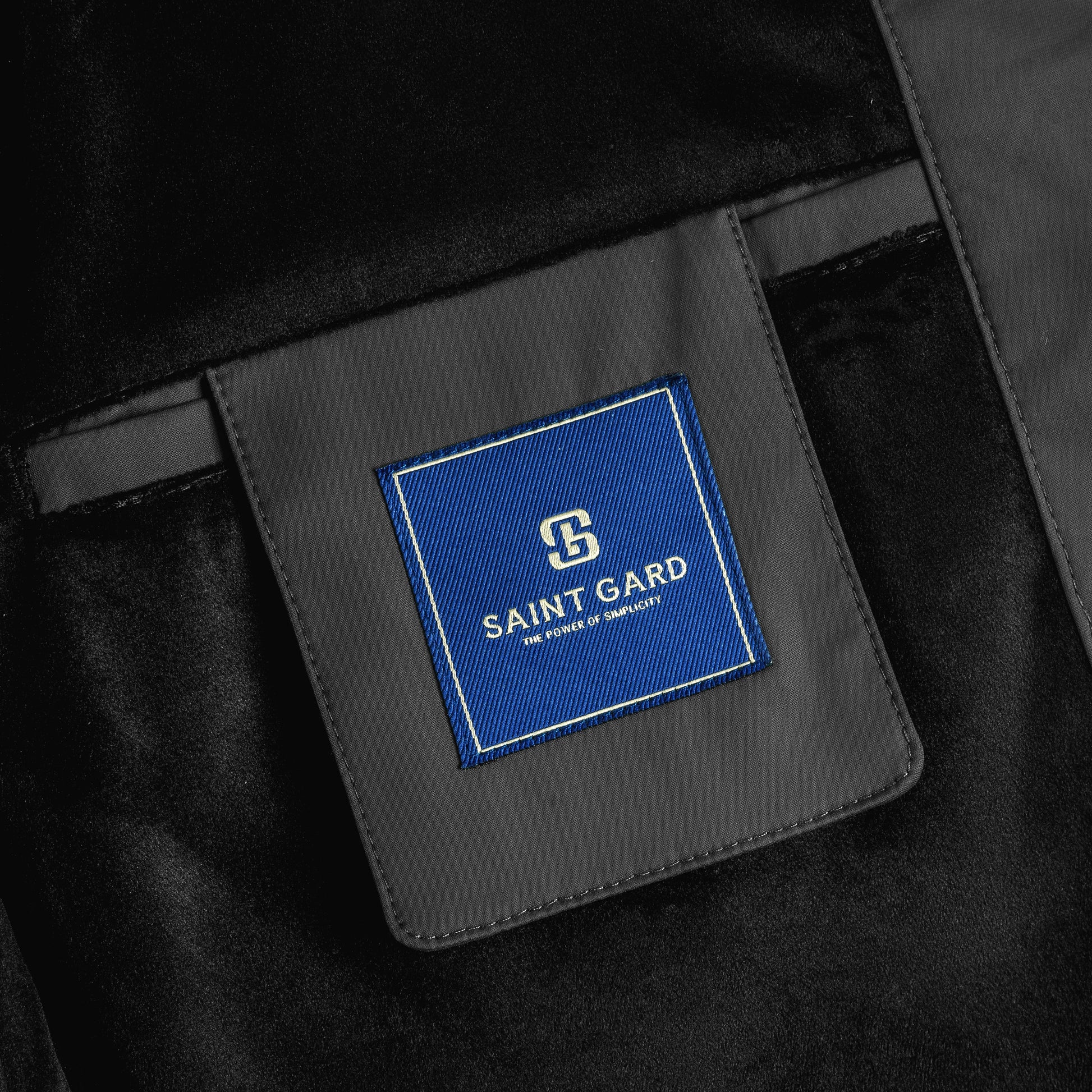 Collared Jacket with Knit Accents