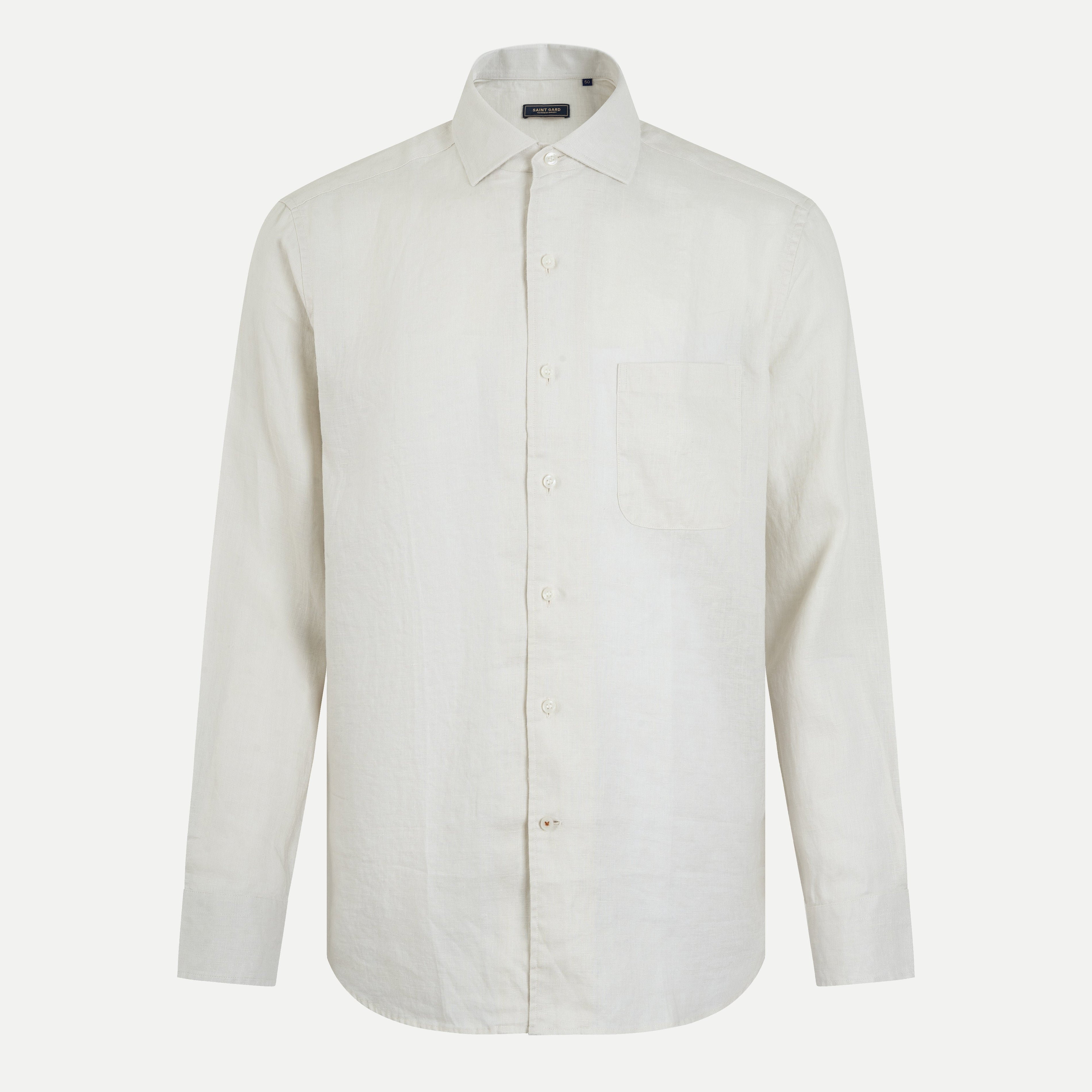 Long-Sleeve Premium Linen Shirt