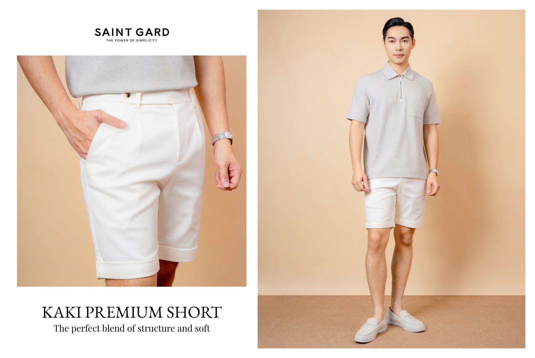 Premium Kaki Shorts
