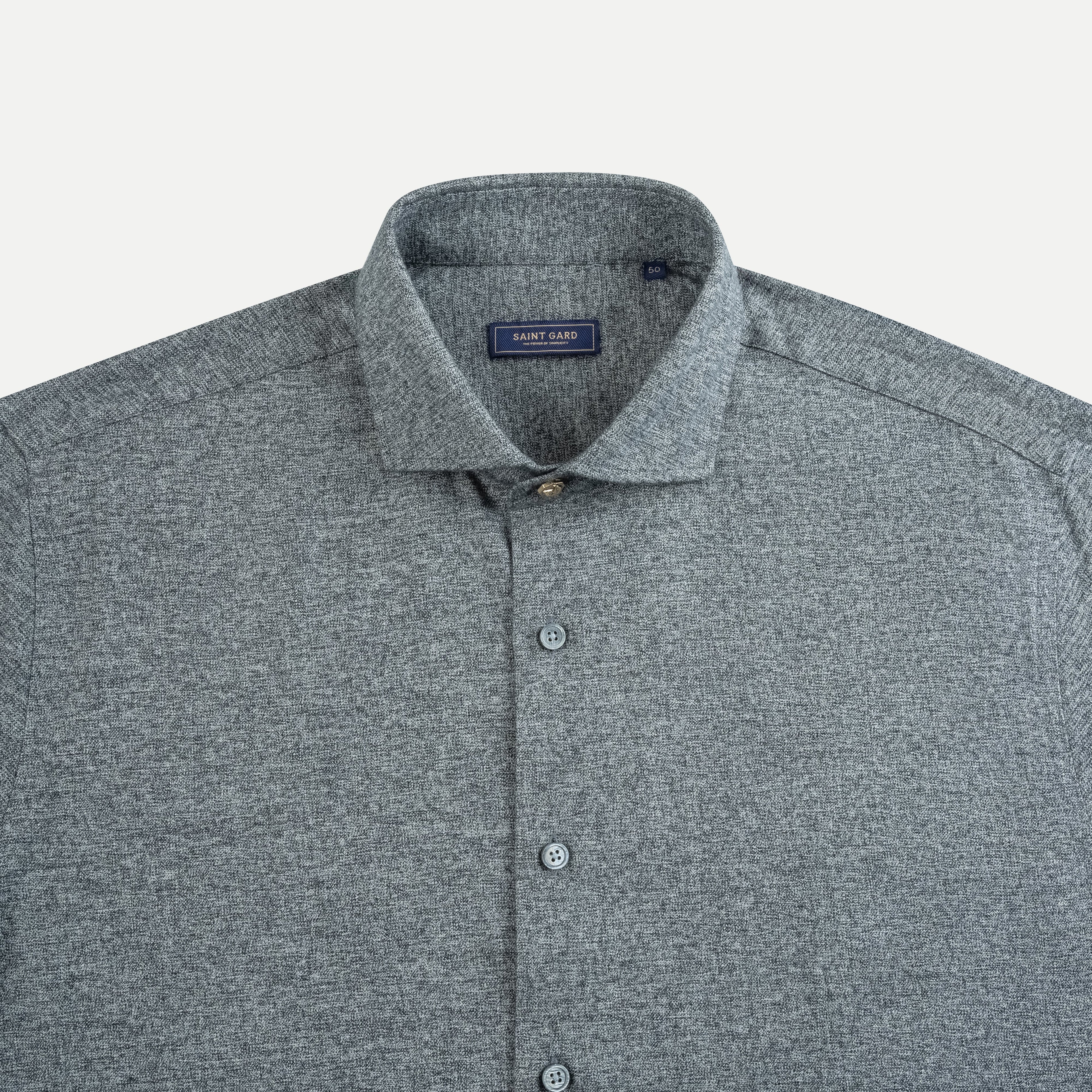 Long-Sleeve Cotton Jersey Shirt