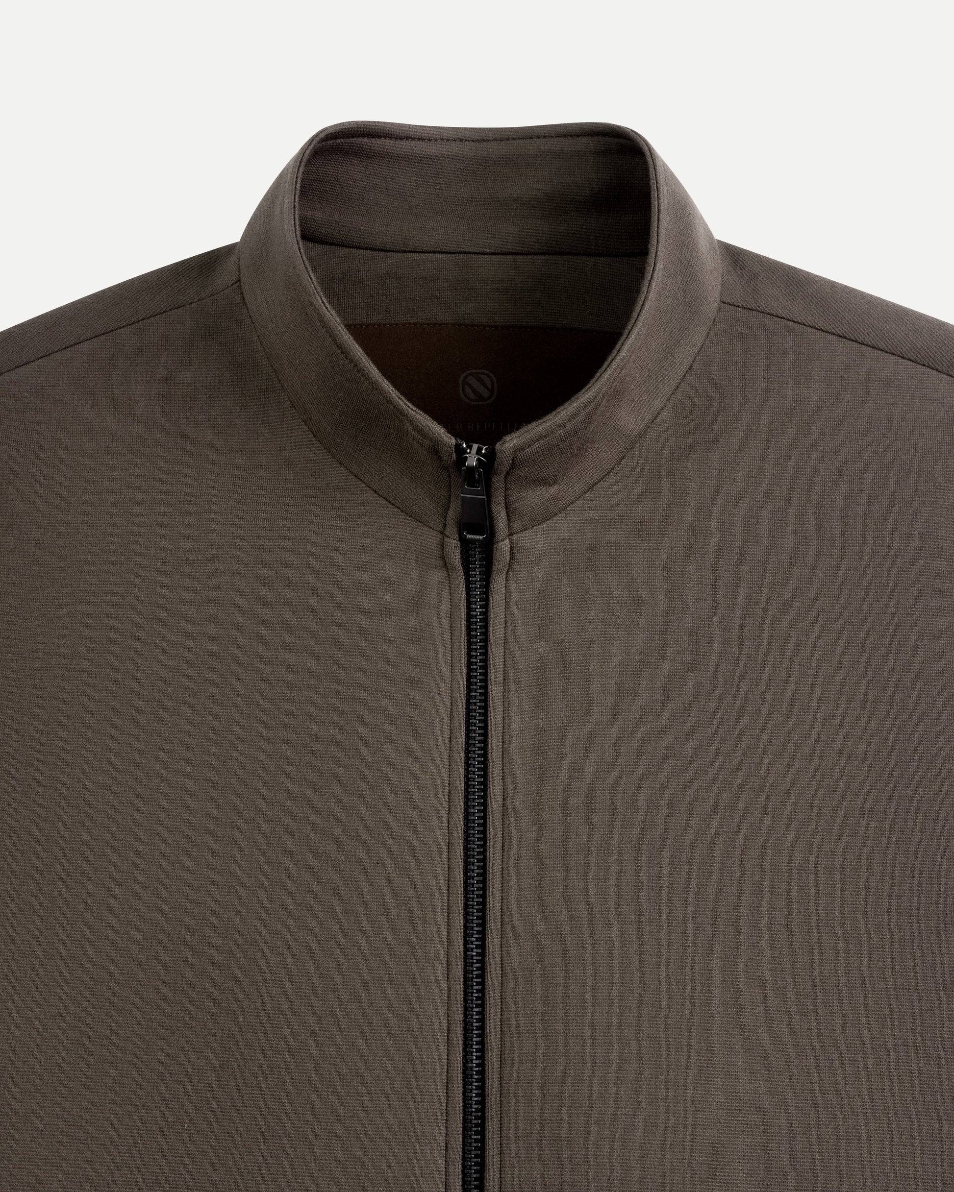 Cashmere-Cotton Zip Jacket