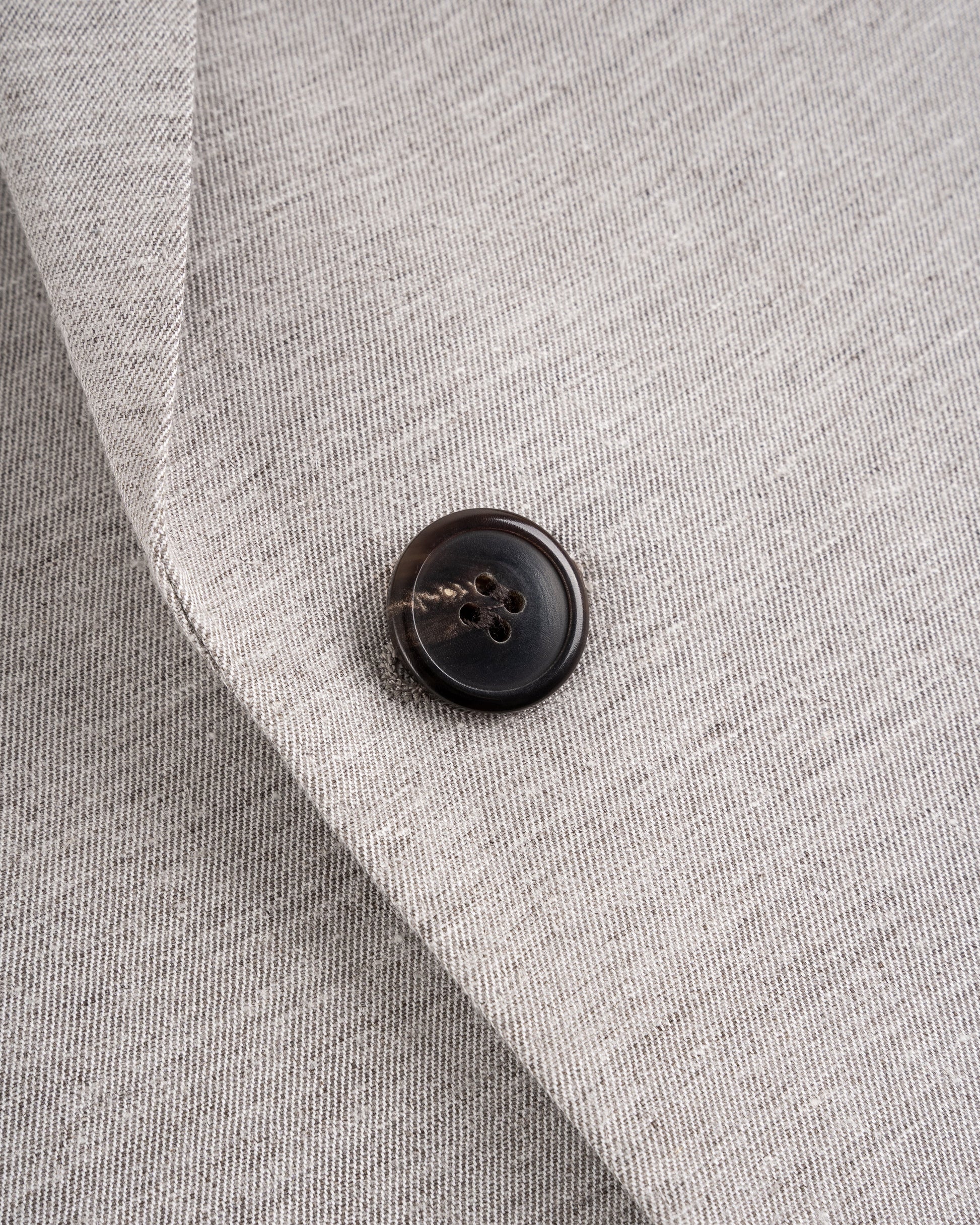 Structured Solid Blazer in Textured Fabric