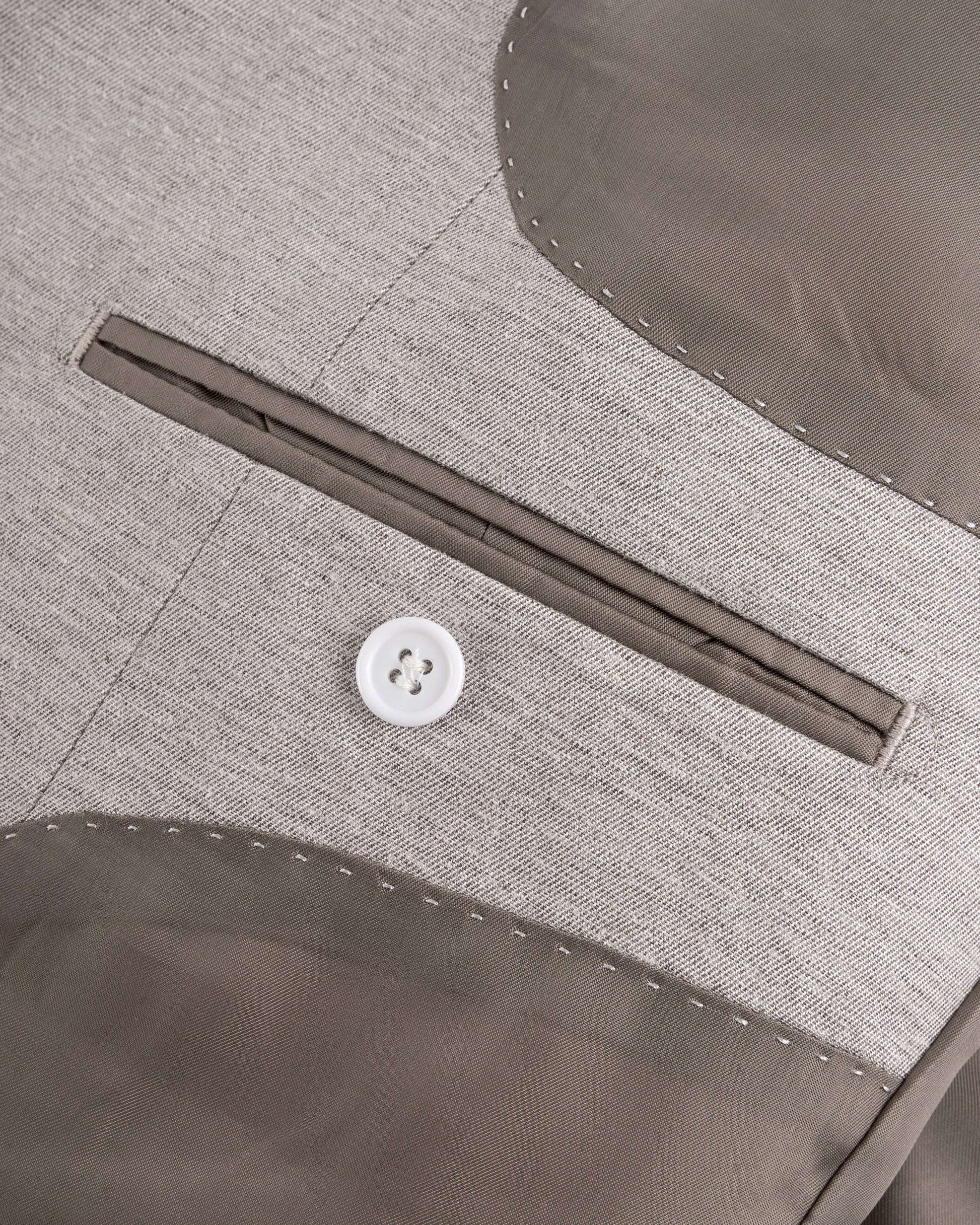 Structured Solid Blazer in Textured Fabric