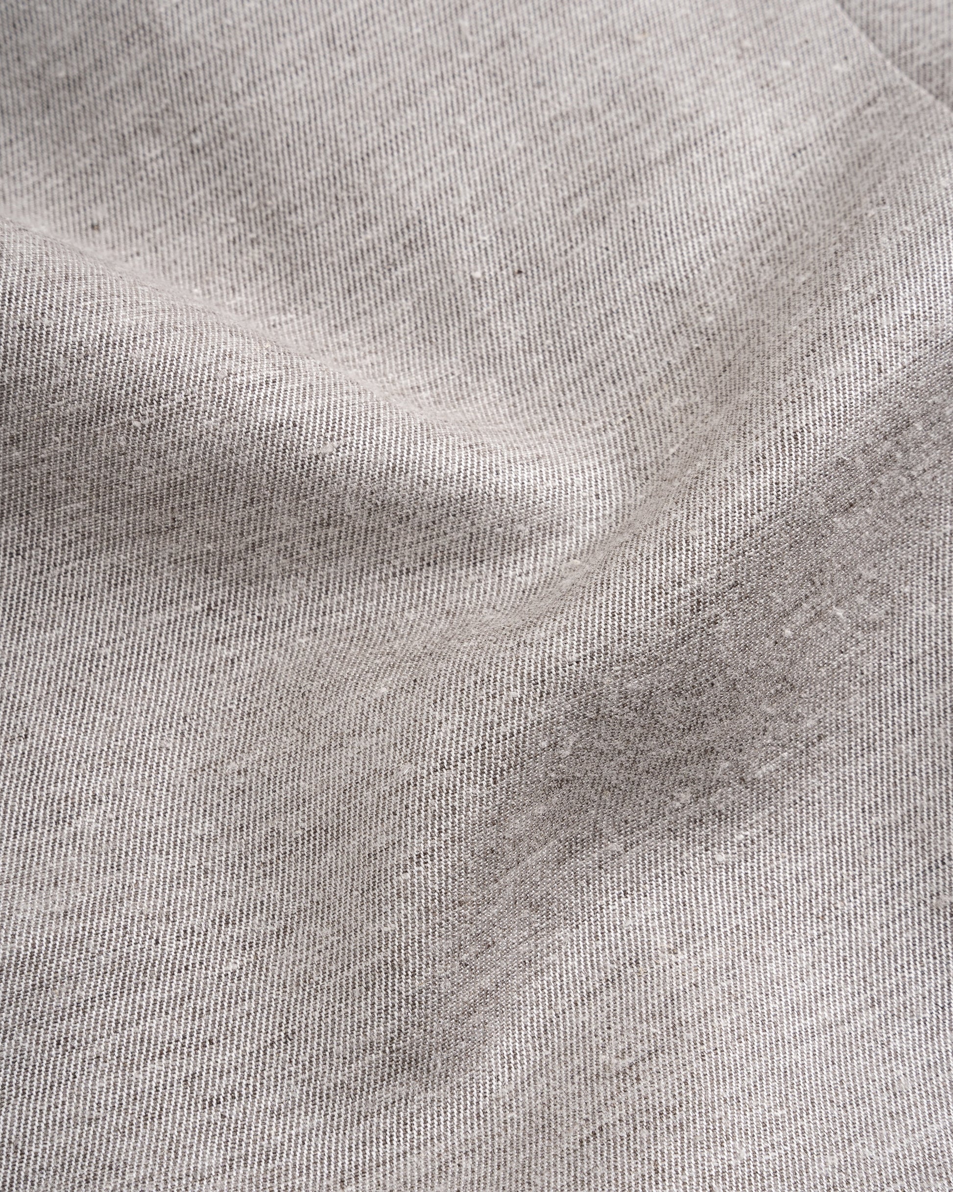 Structured Solid Blazer in Textured Fabric