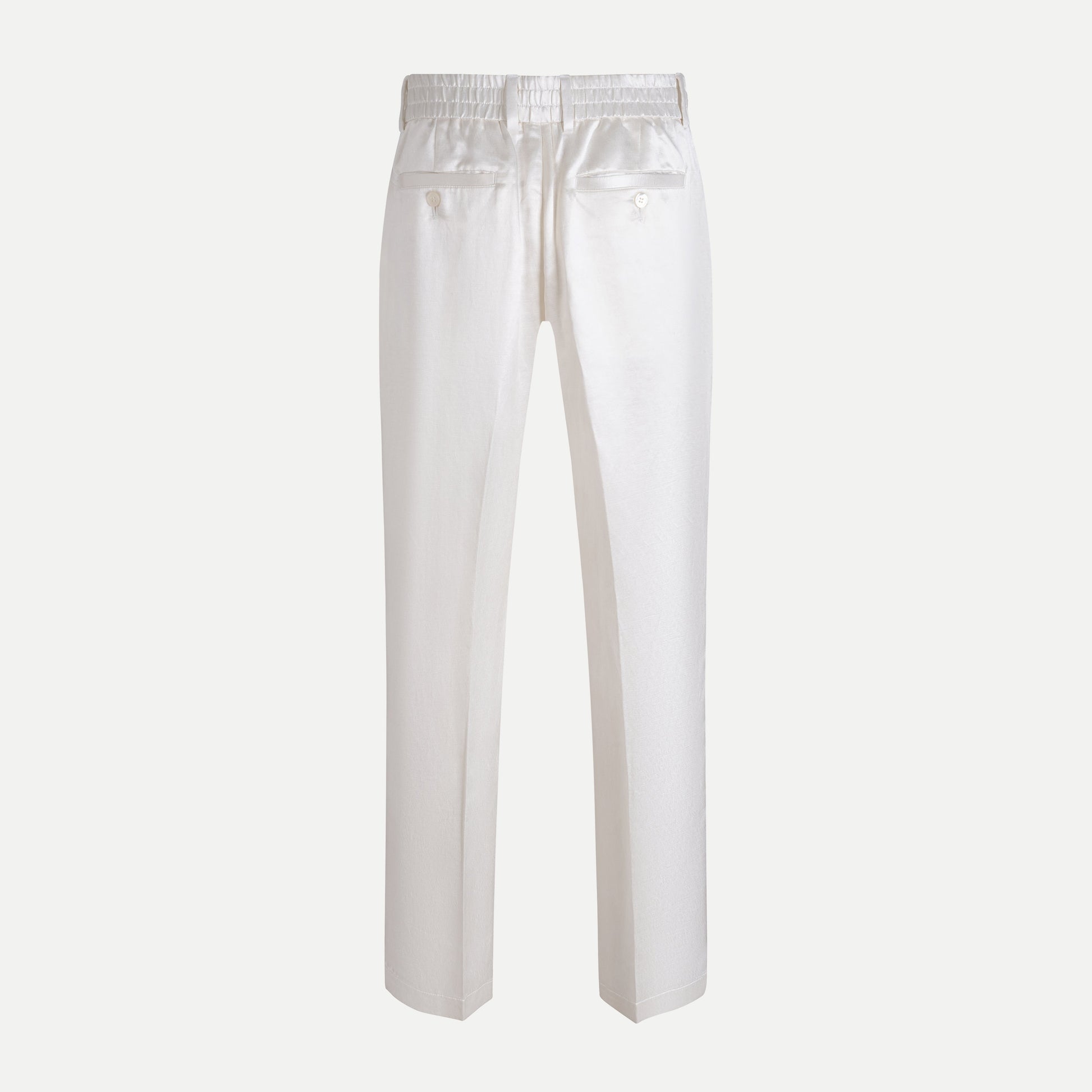 Silk Taffeta Refined Comfort Trousers