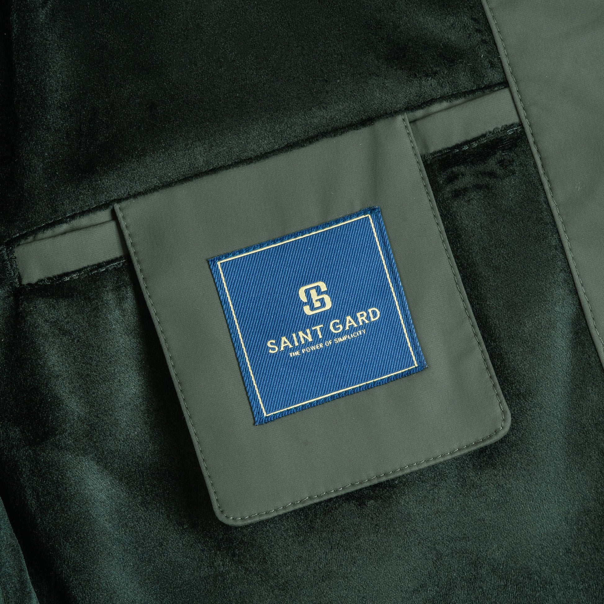 Collared Jacket with Knit Accents