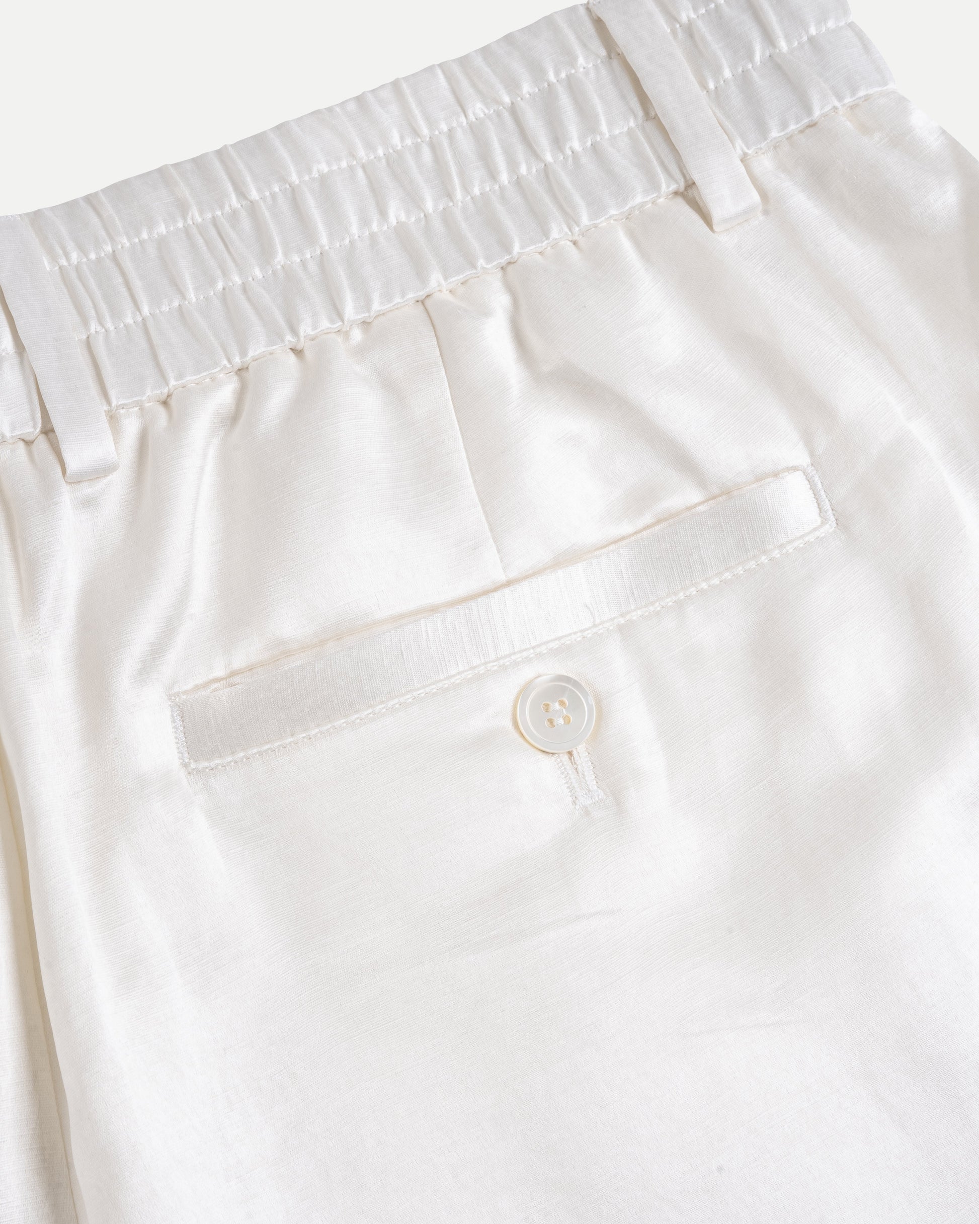 Silk Taffeta Refined Comfort Trousers