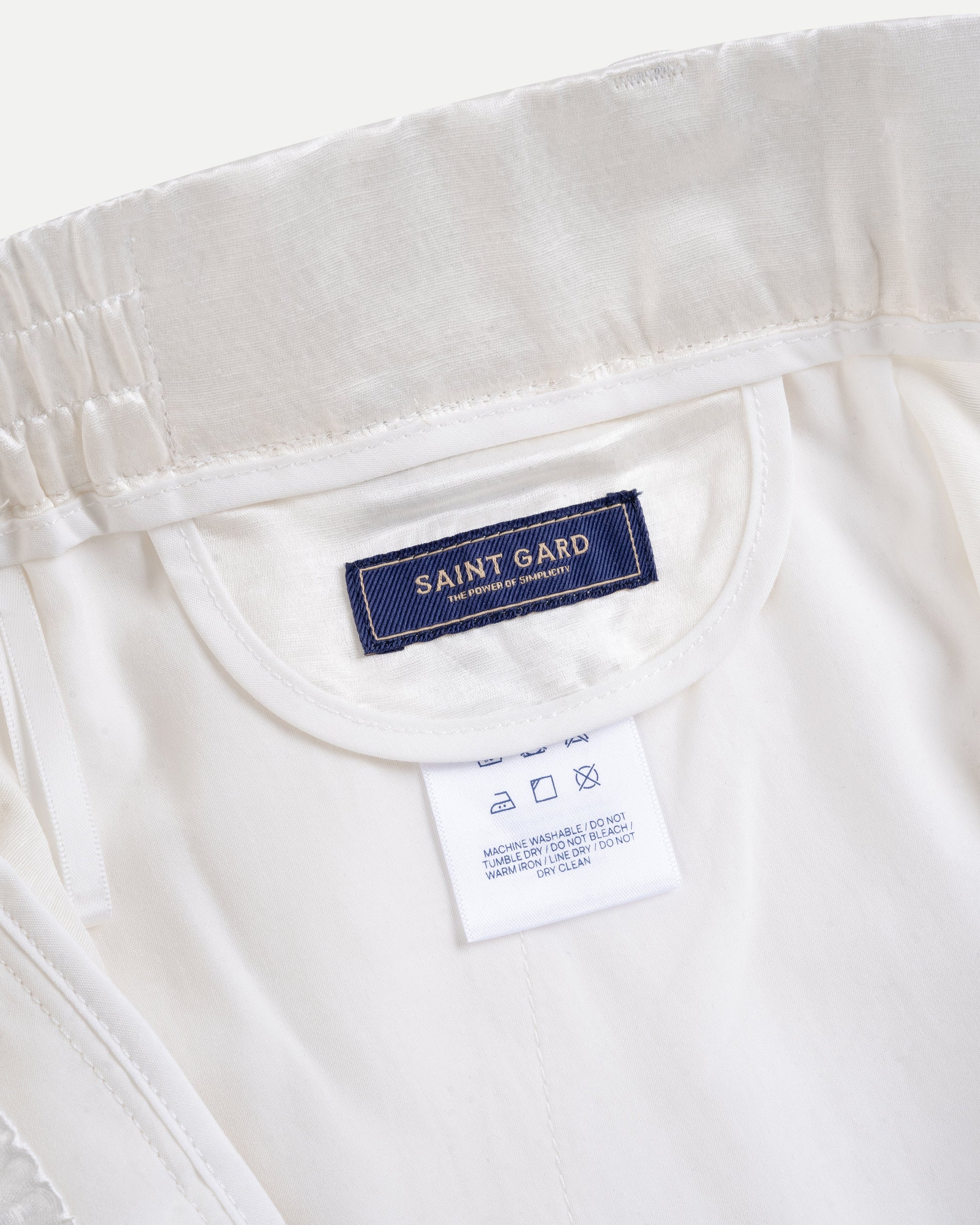 Silk Taffeta Refined Comfort Trousers