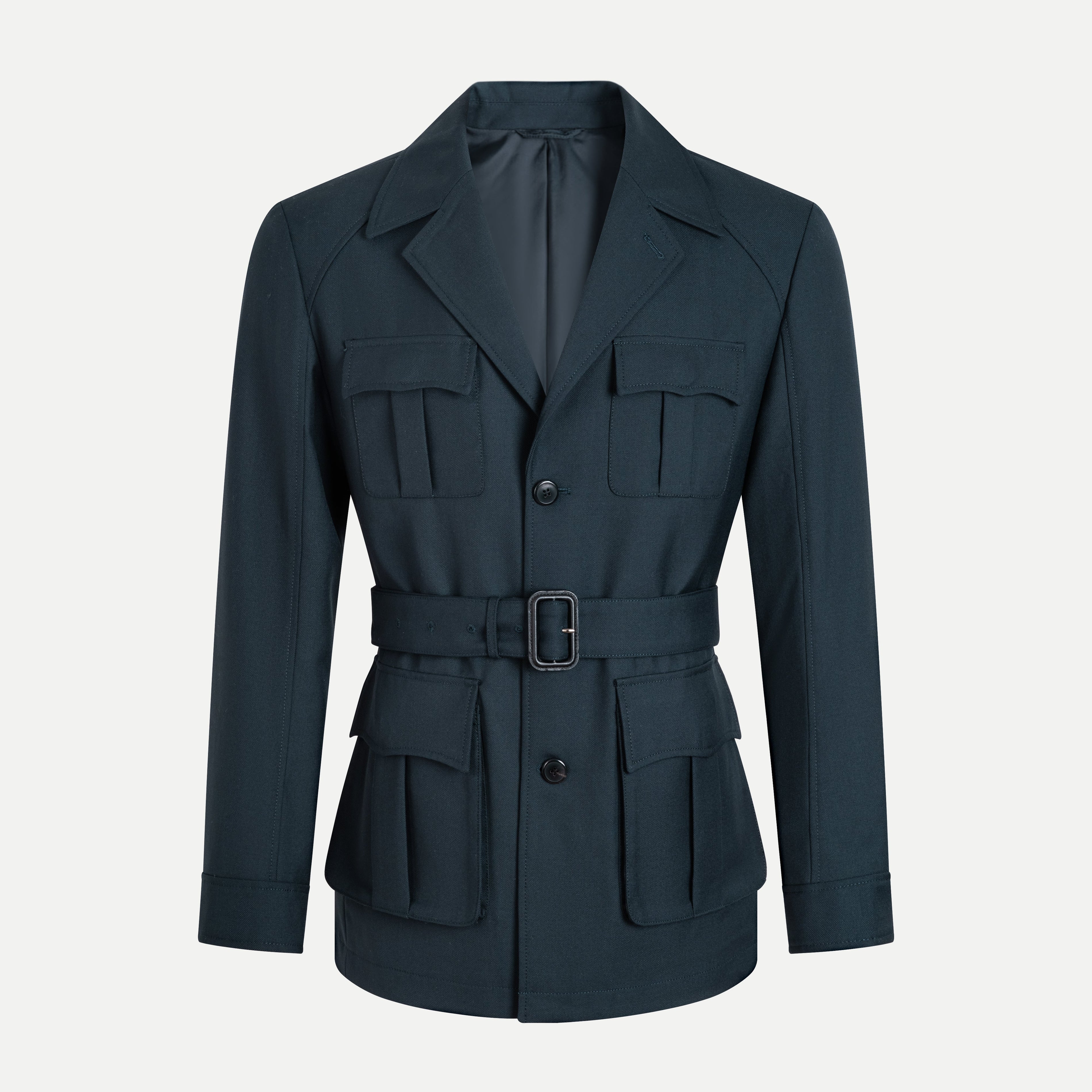 Safari Jacket with Removable Belt