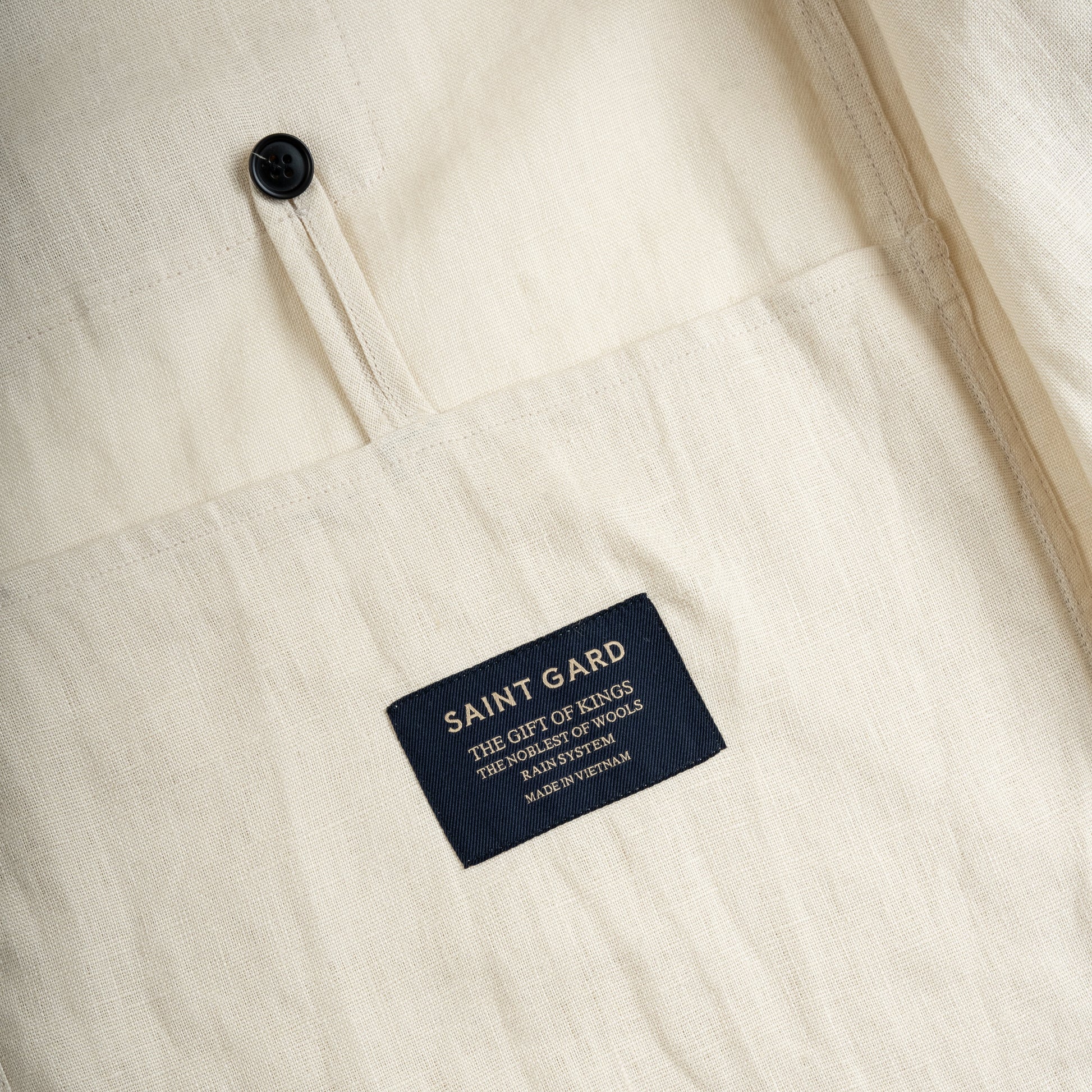 Premium Linen Shirt with Flap Pocket