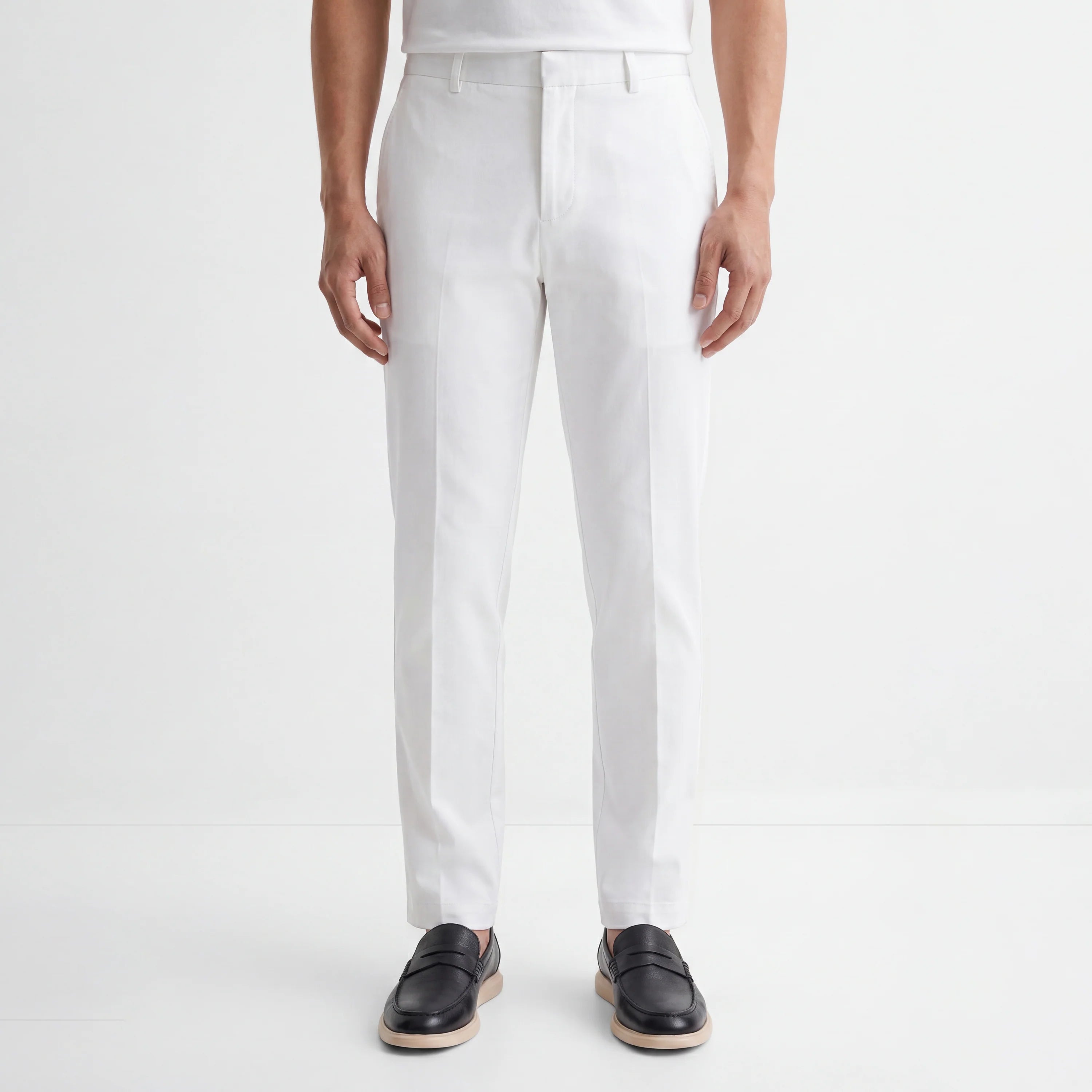 Premium Kaki Straight Fit Trousers