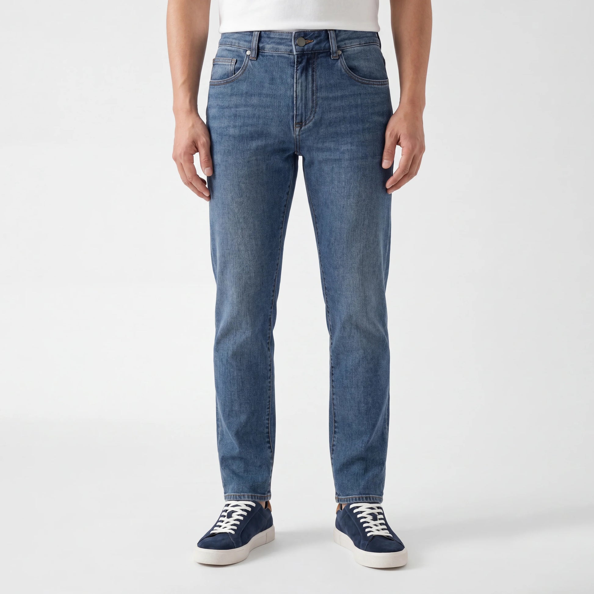 Premium Straight-Fit Jeans