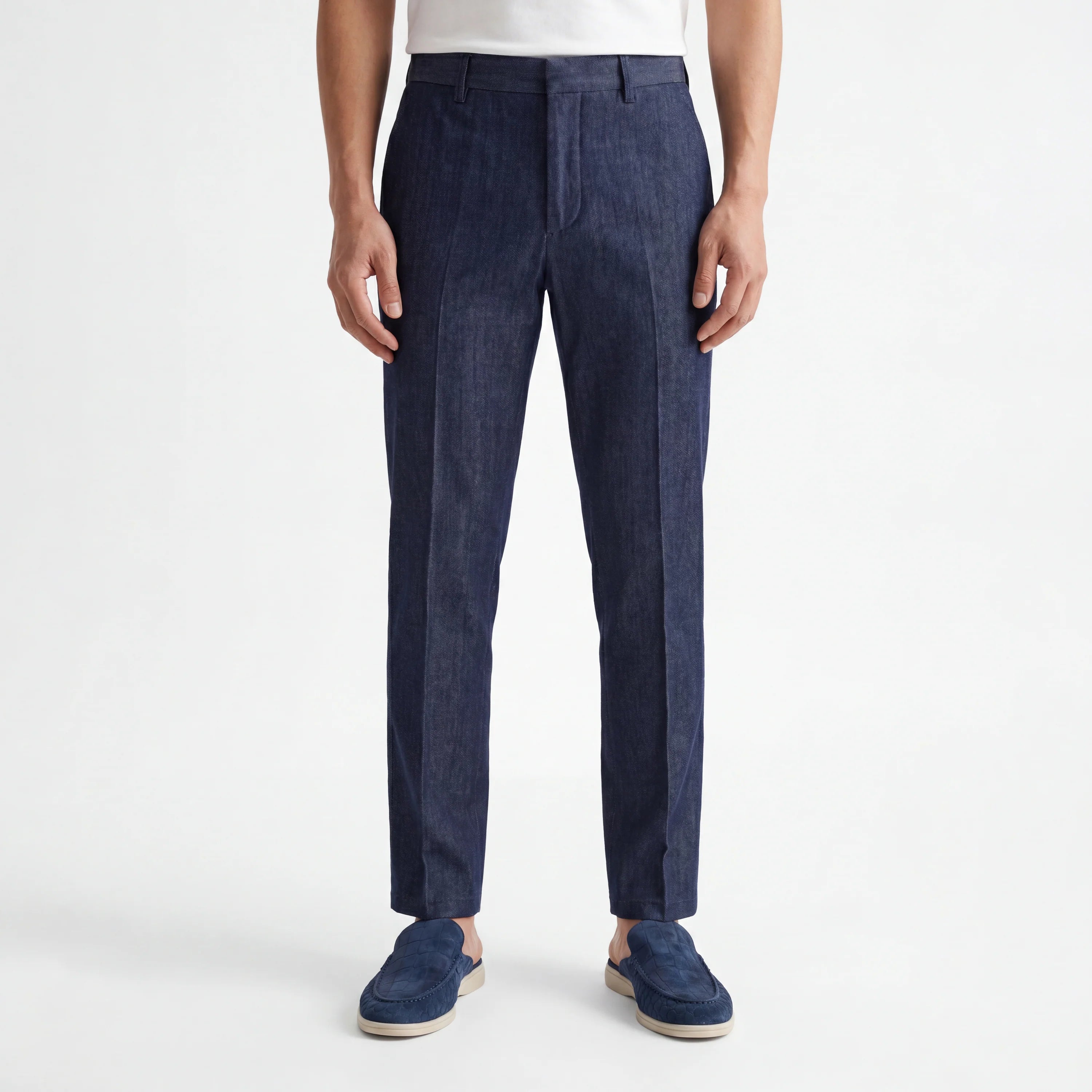 Herringbone Tailored Trousers