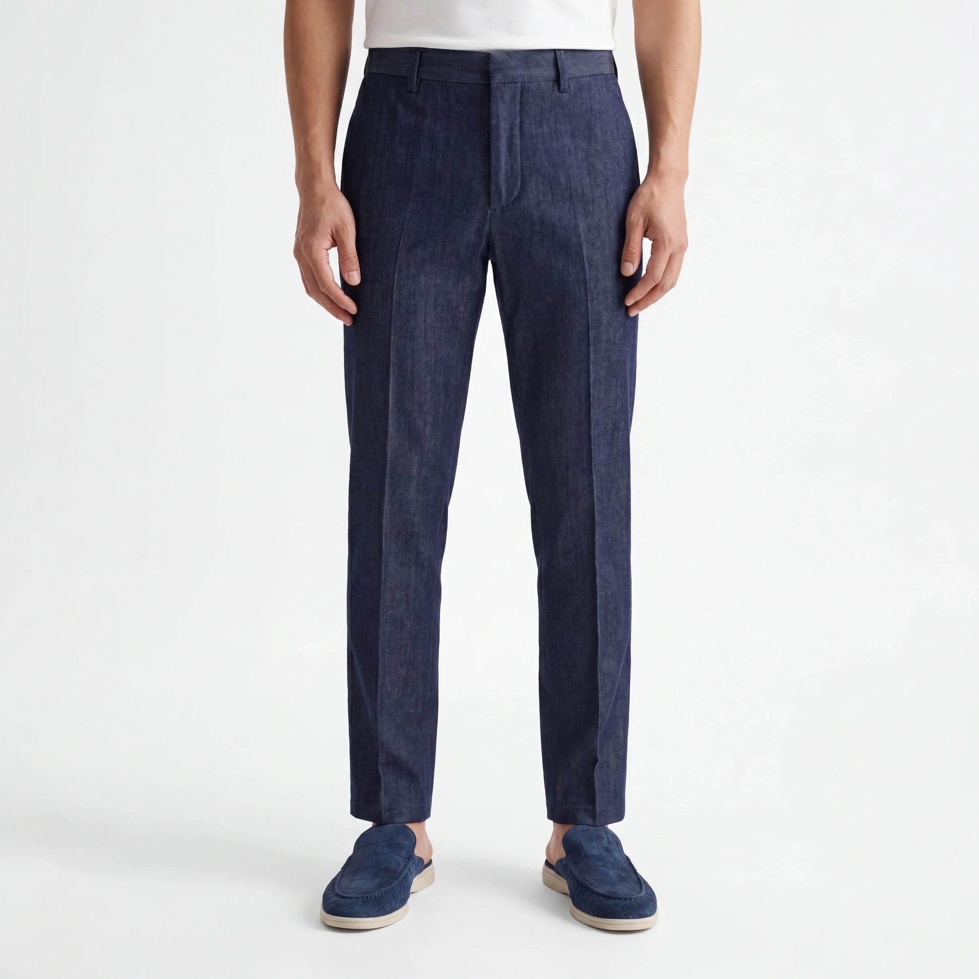 Herringbone Tailored Trousers