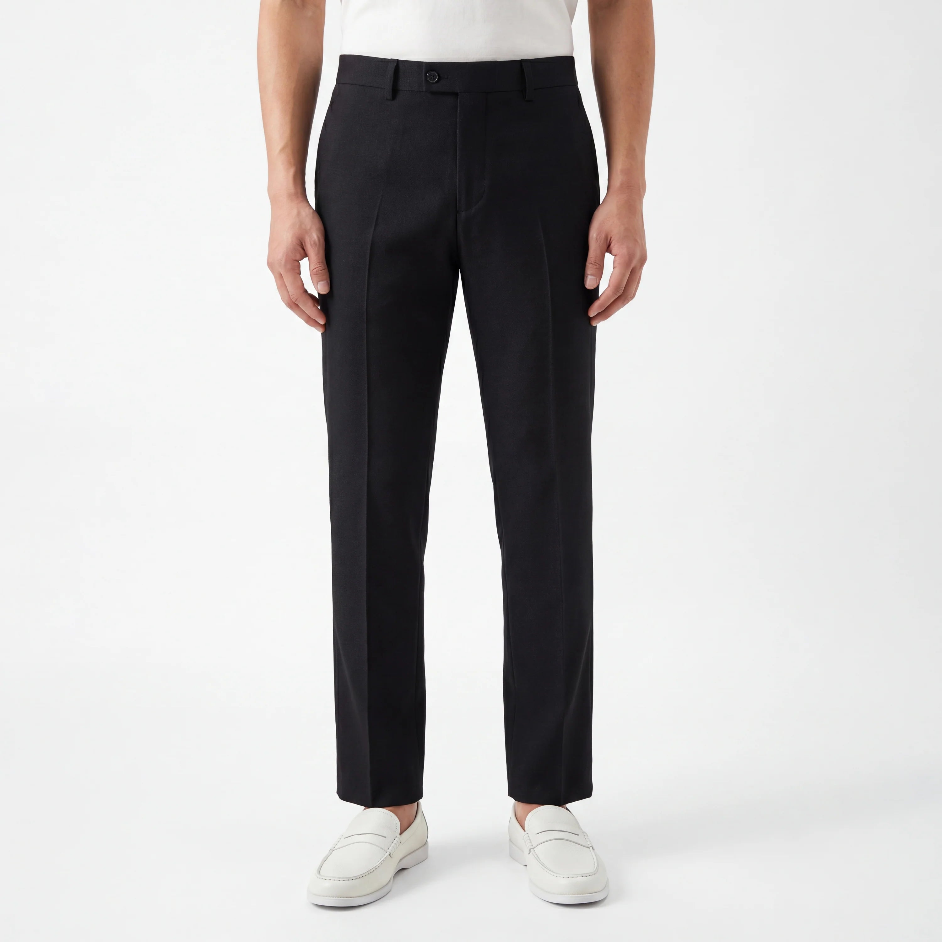 Cotton Luxe Straight Fit Jeans
