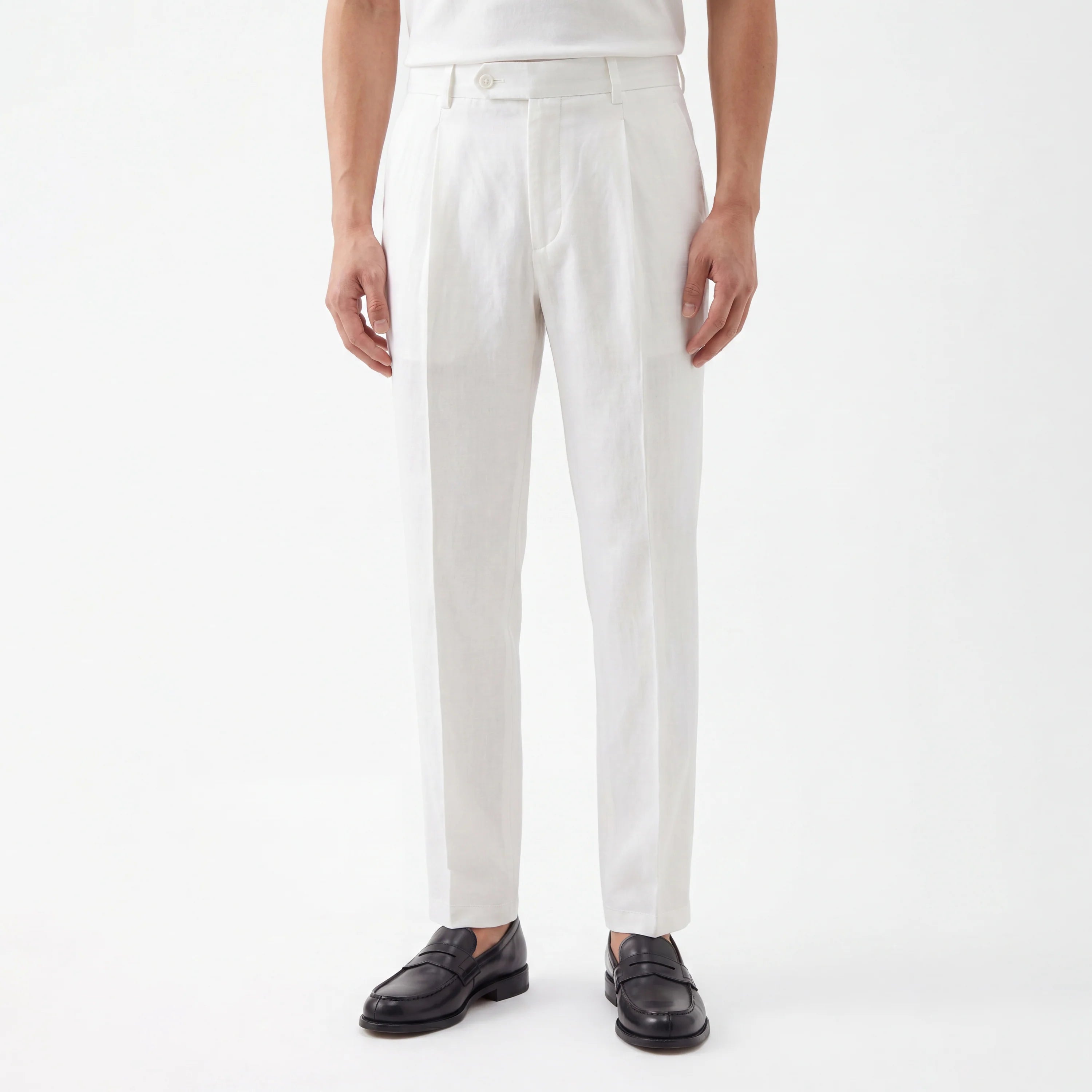Silk Taffeta Refined Comfort Trousers