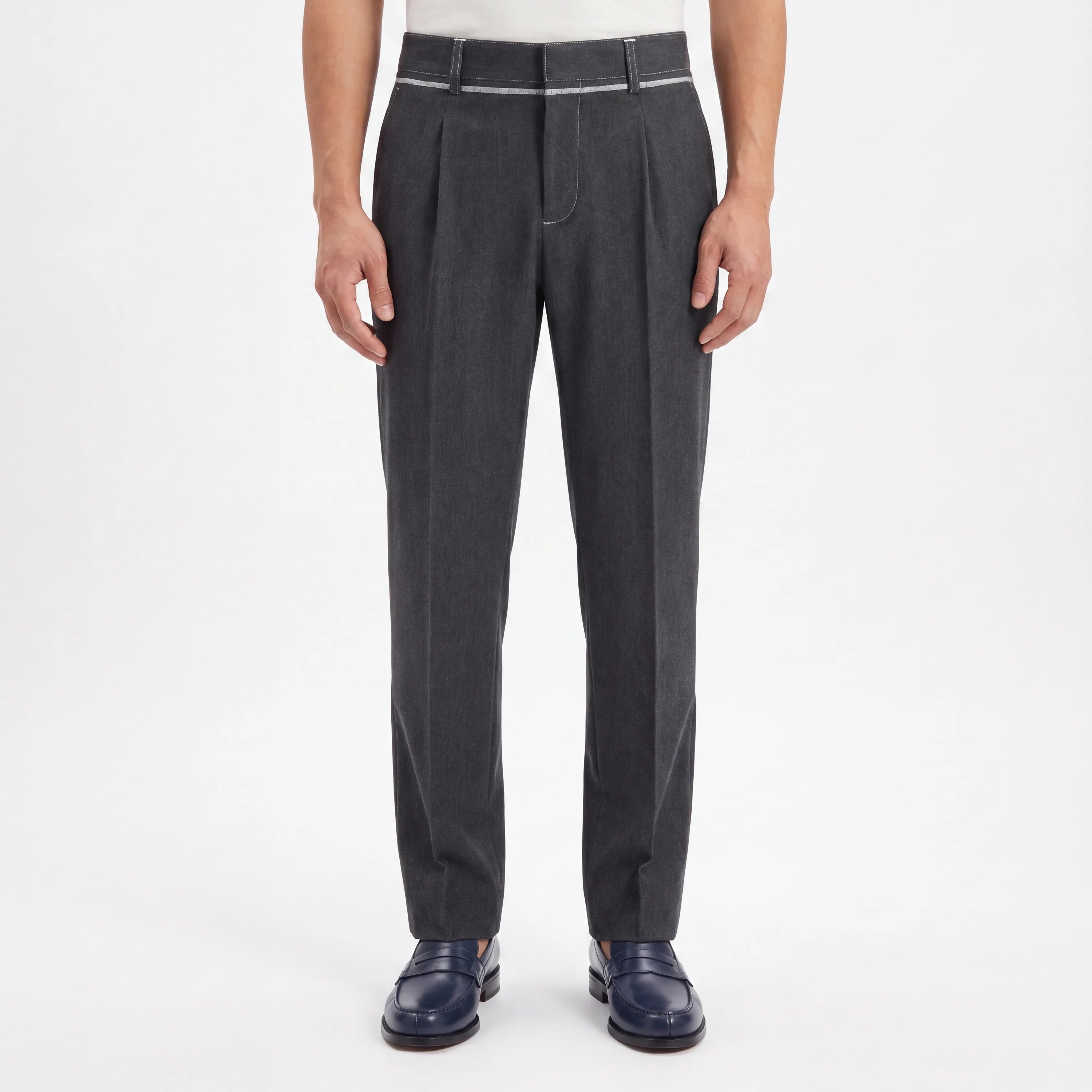 Pleated Regular-Fit Trousers