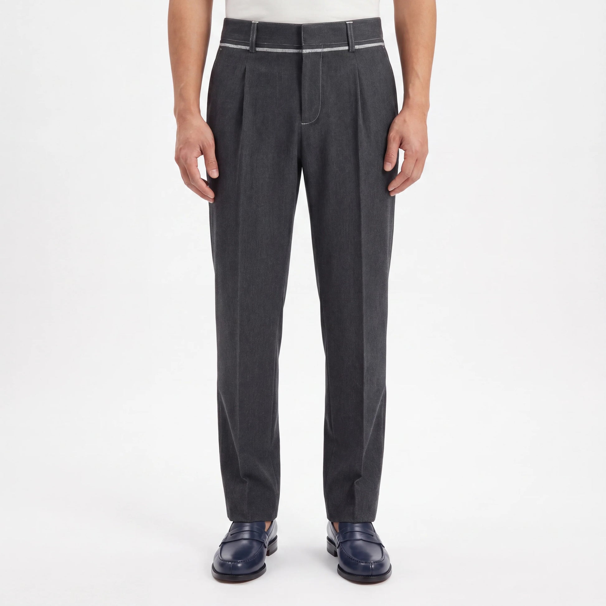 Pleated Regular-Fit Trousers