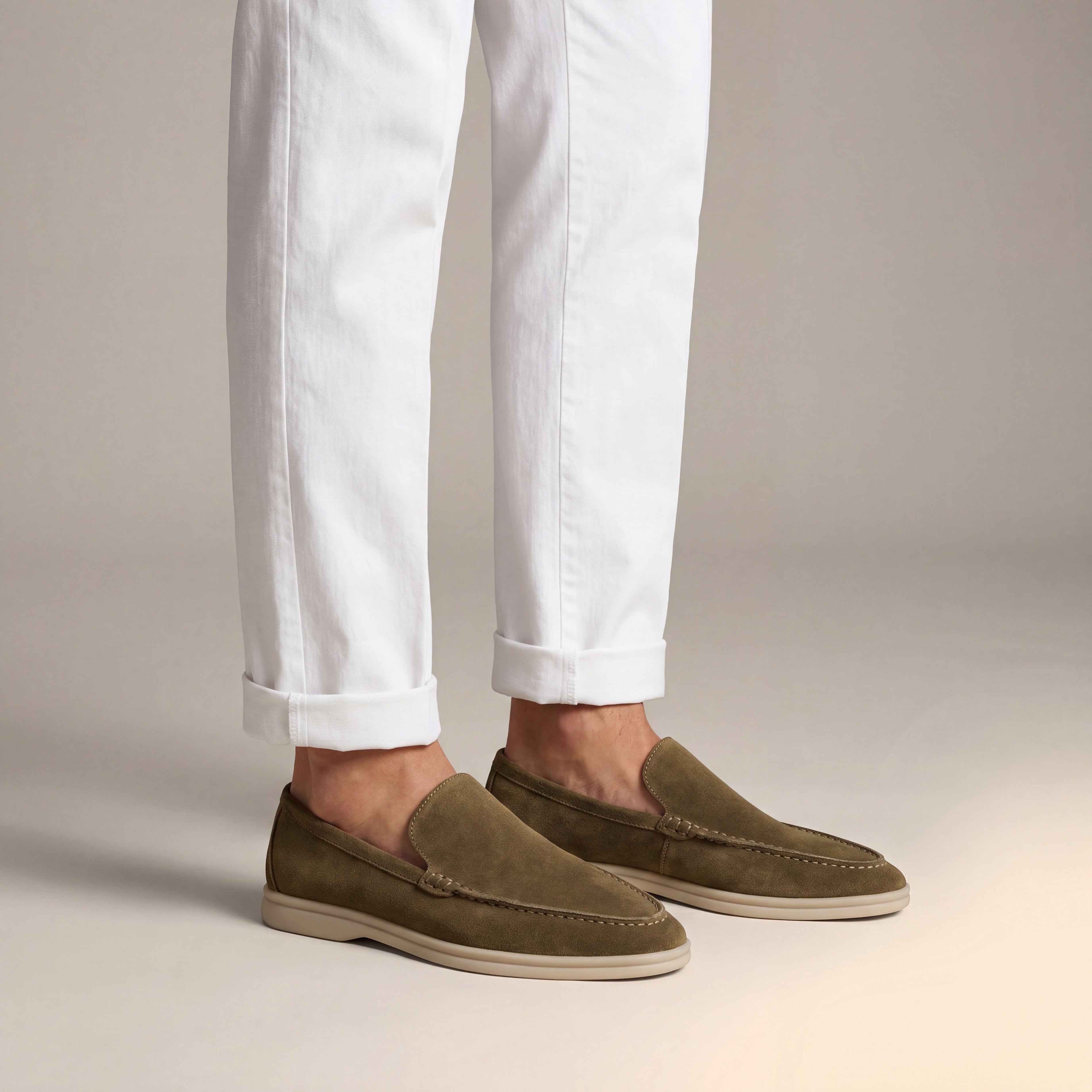 Suede Leather Loafer