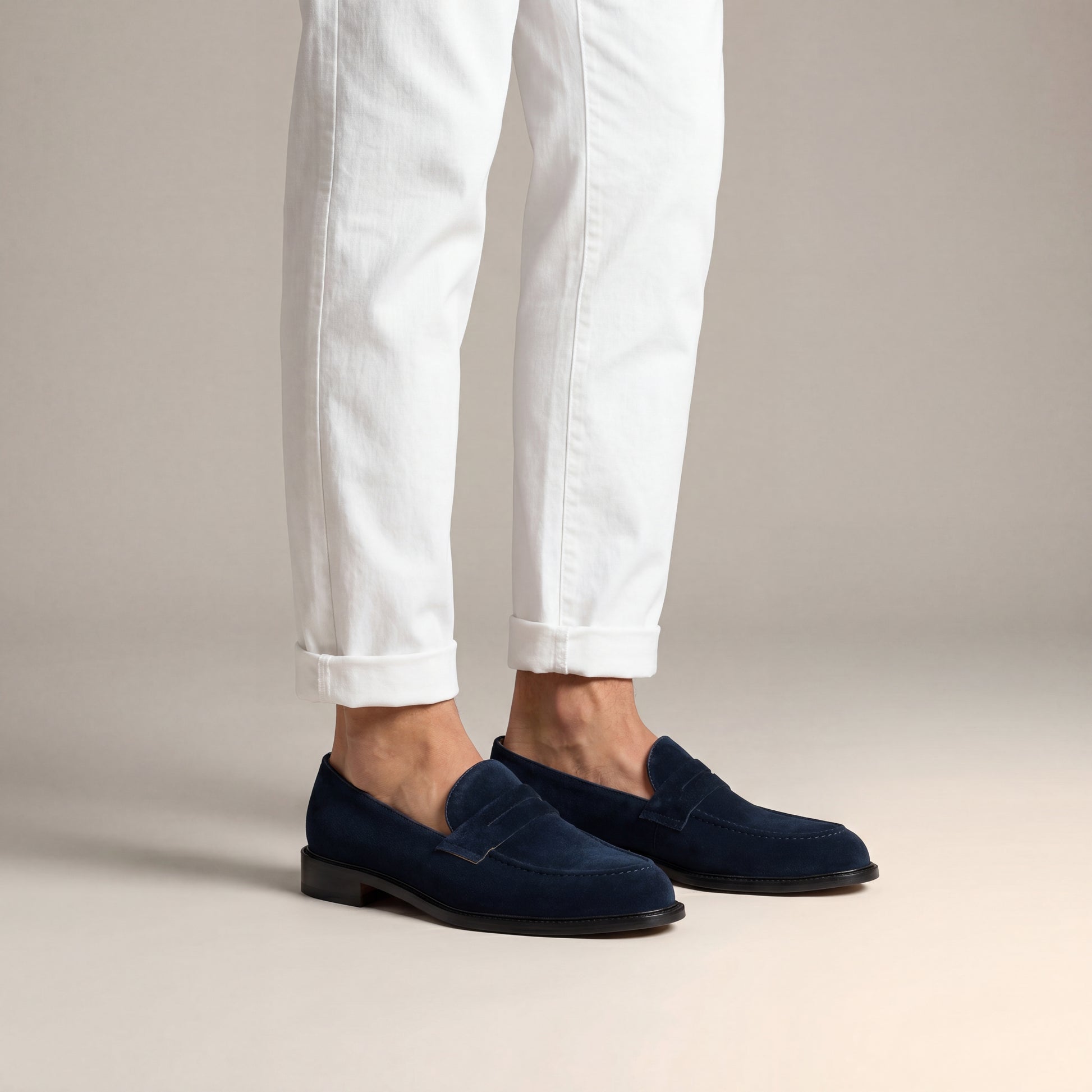 Suede Penny Loafers