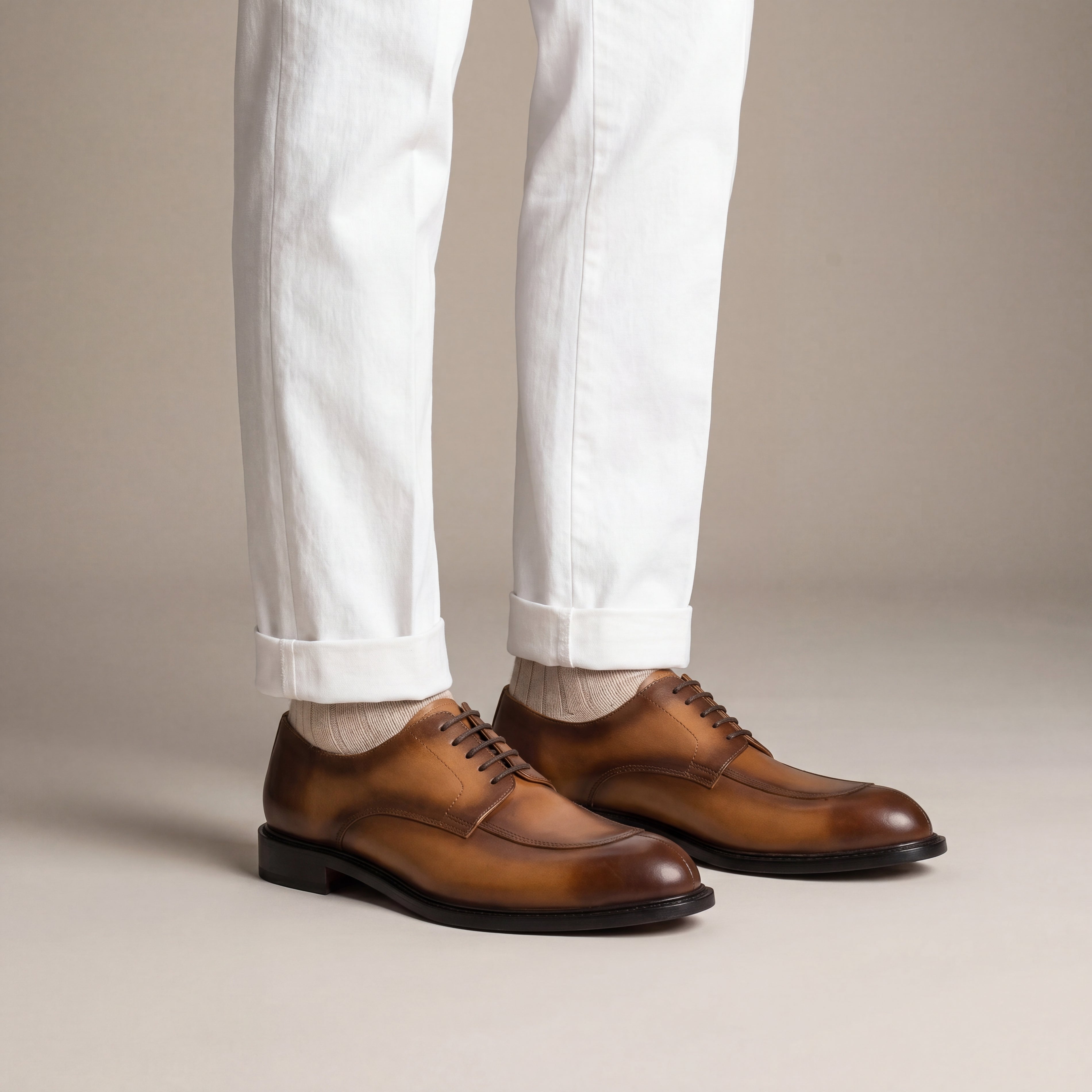 Classic Leather Derby Shoes