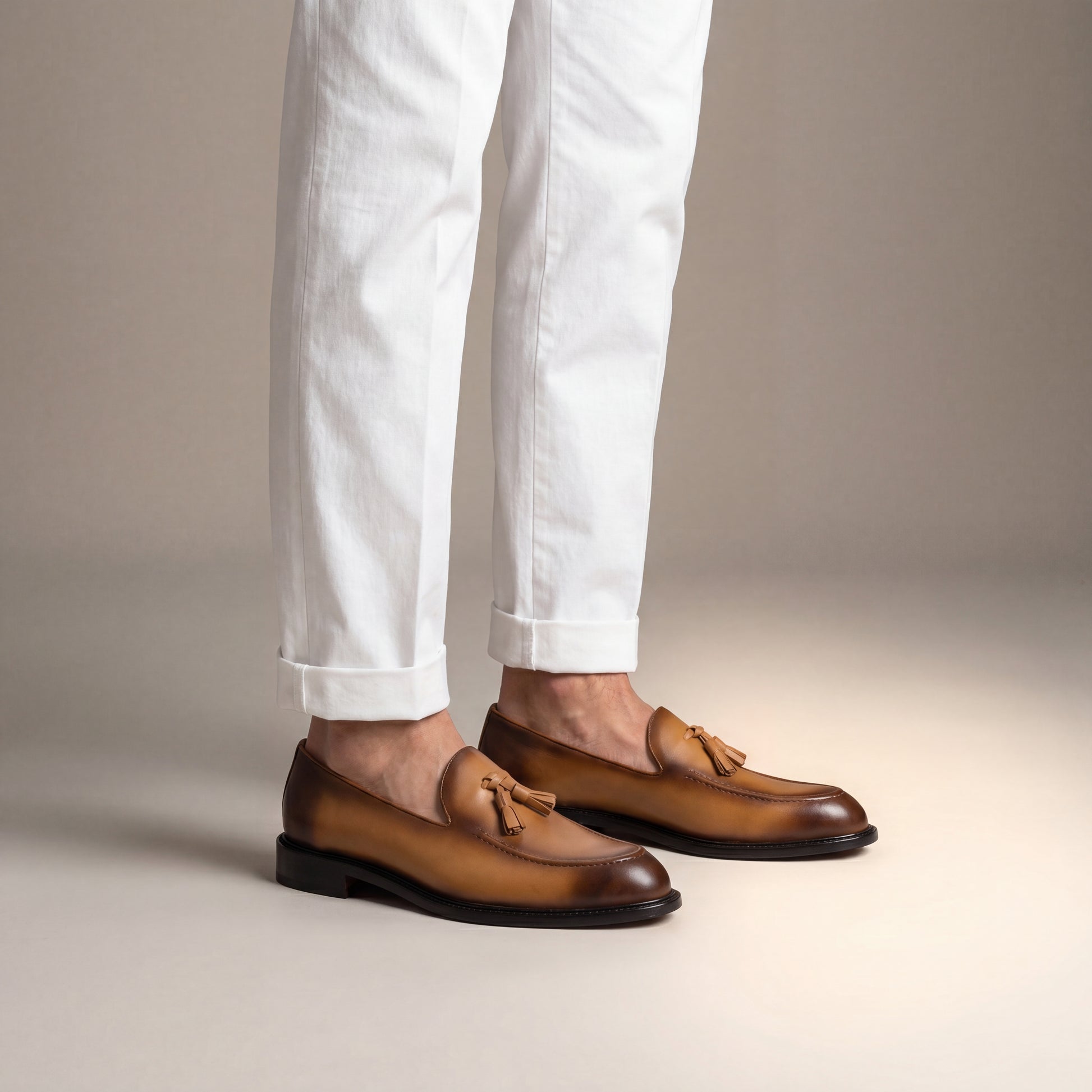 Patina Tassel Loafers