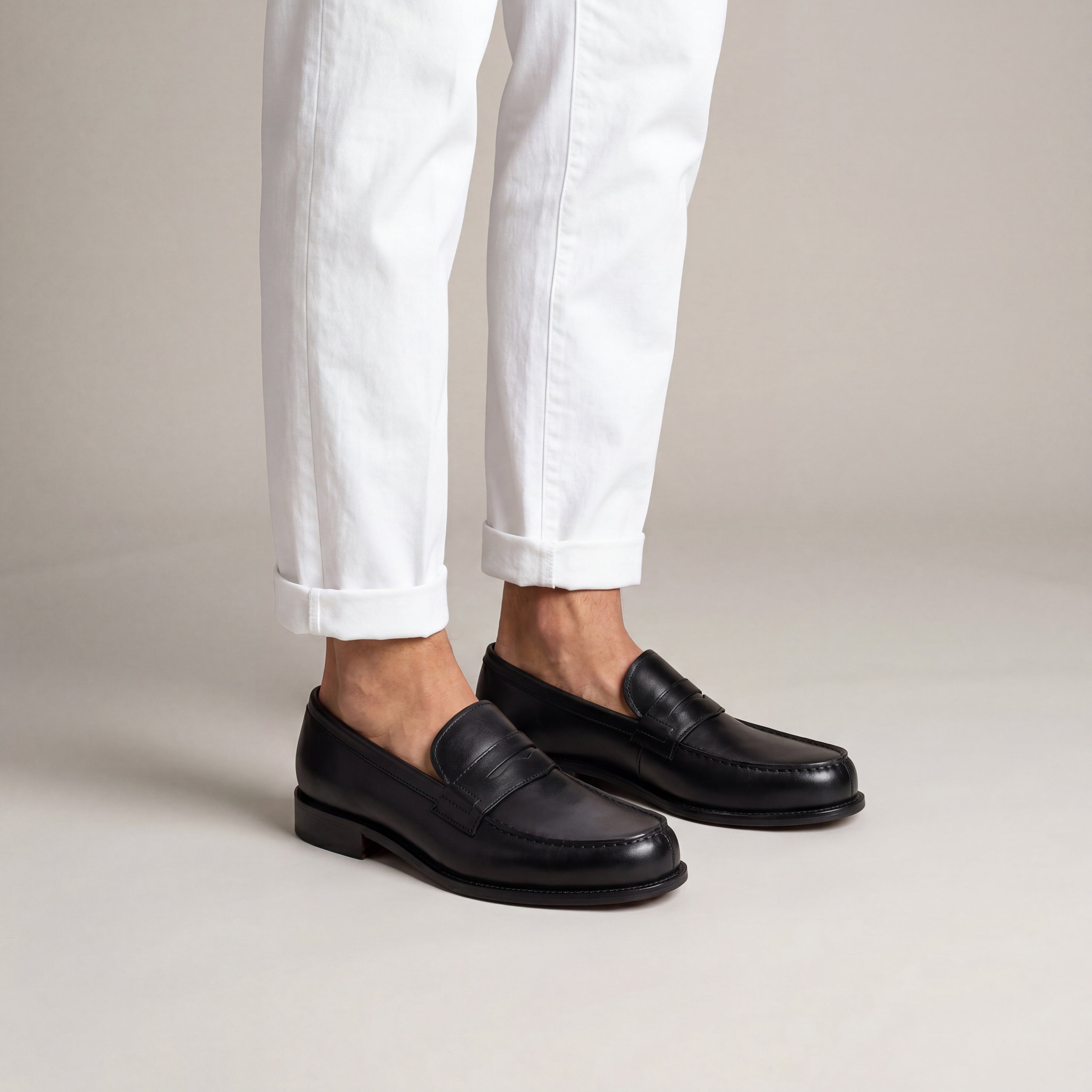 Nappa Leather Penny Loafers
