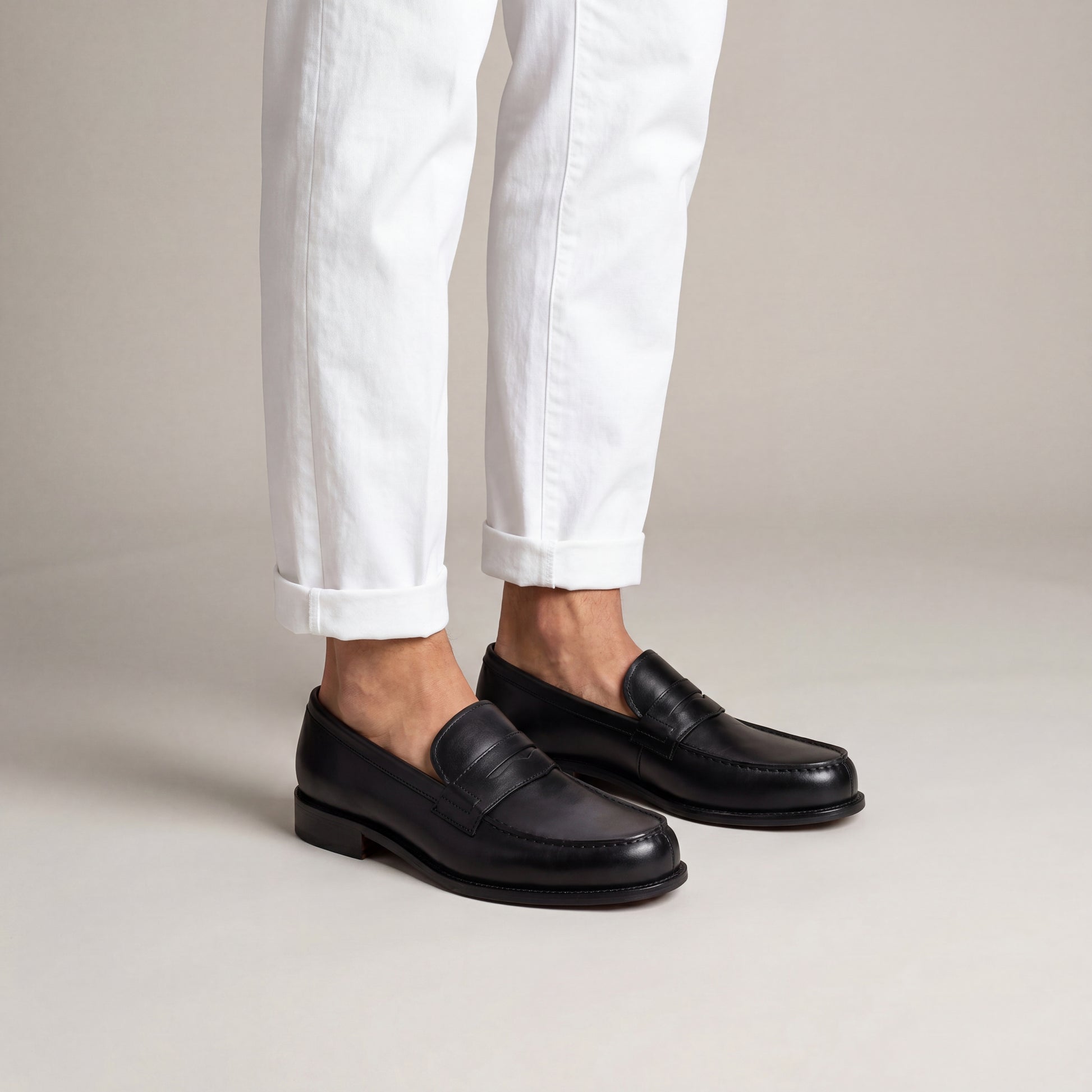 Nappa Leather Penny Loafers