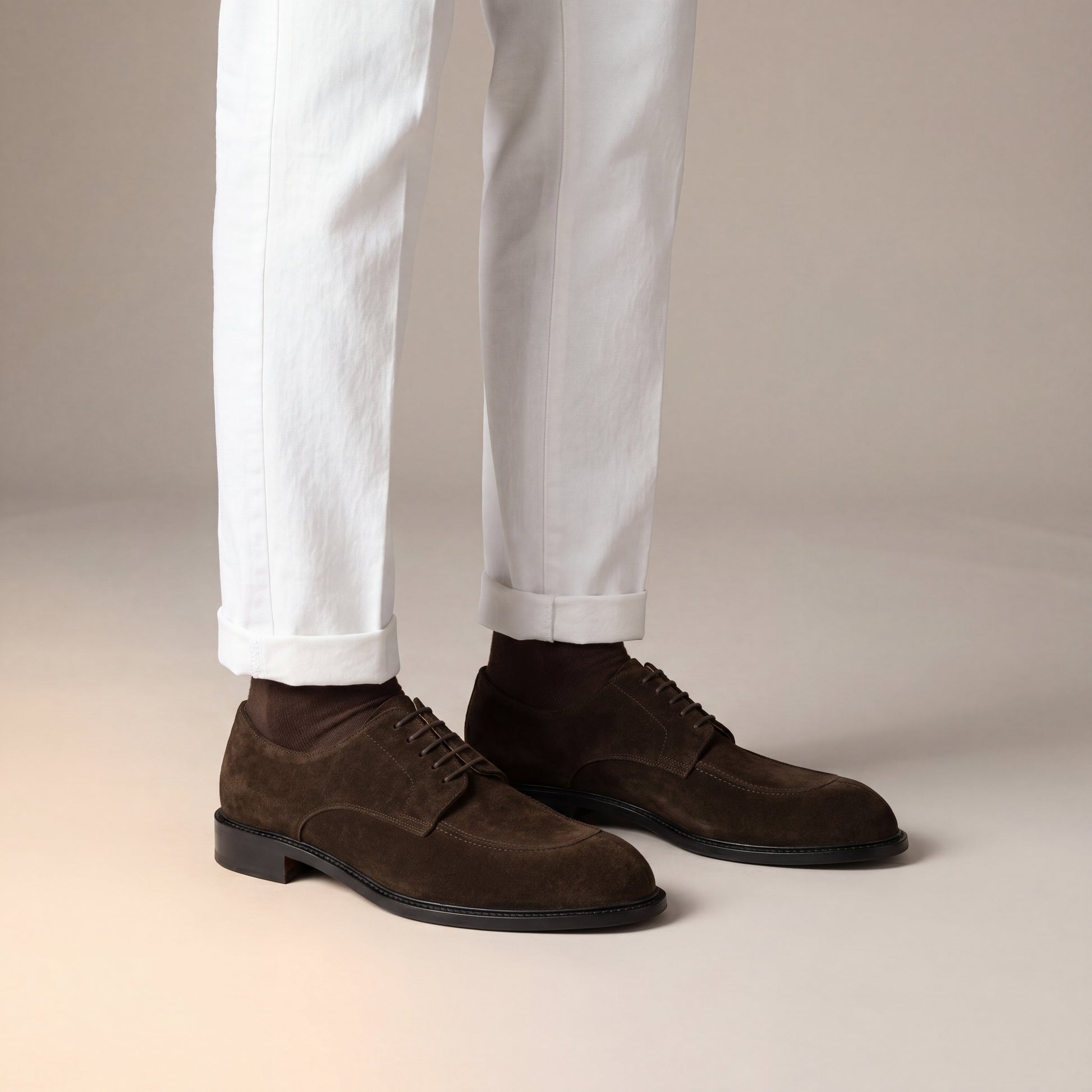 Norwegian Suede Derby Shoes