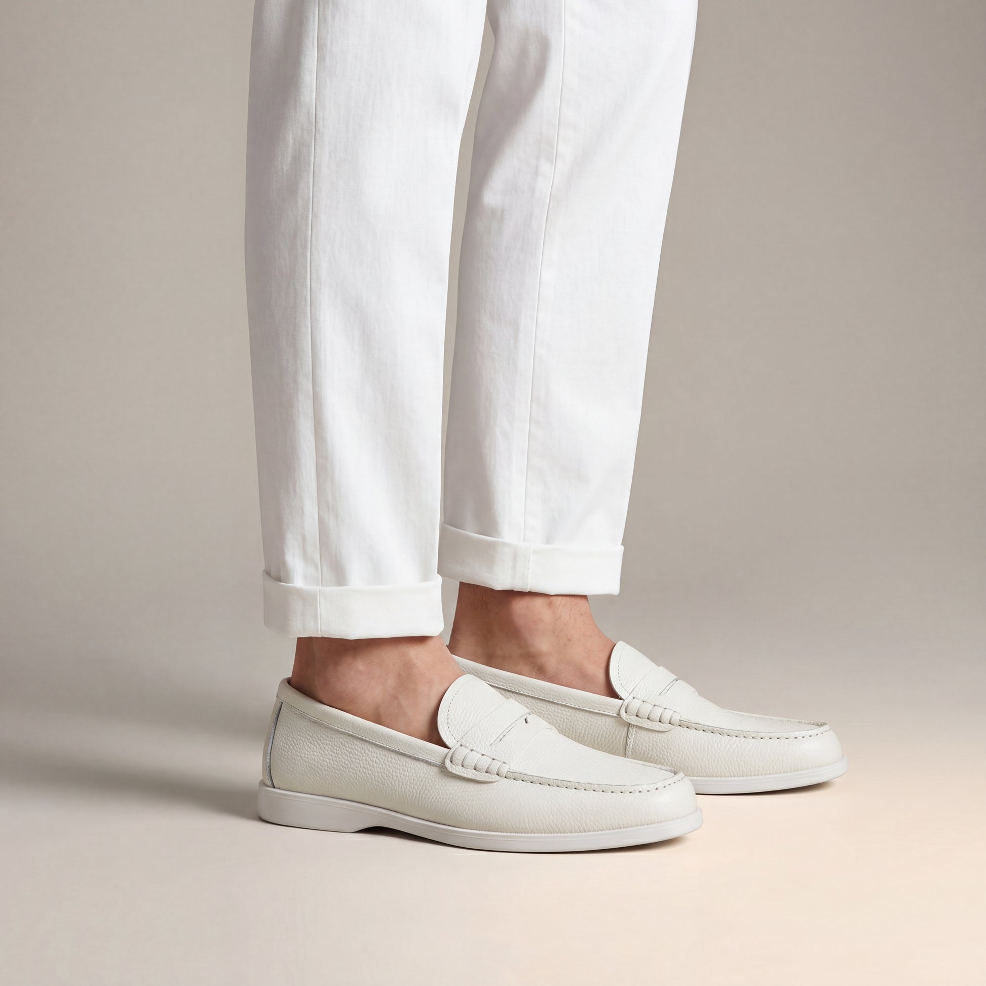 Leather Moccasins Shoe