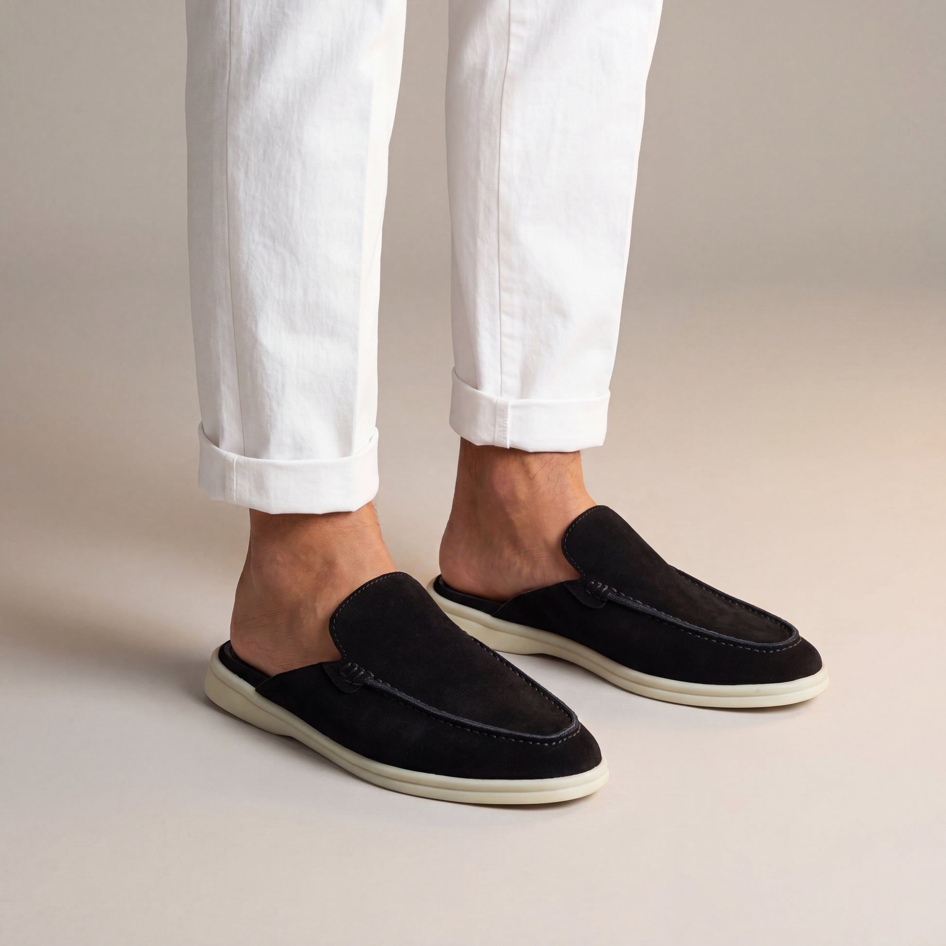 Suede Mule Loafer