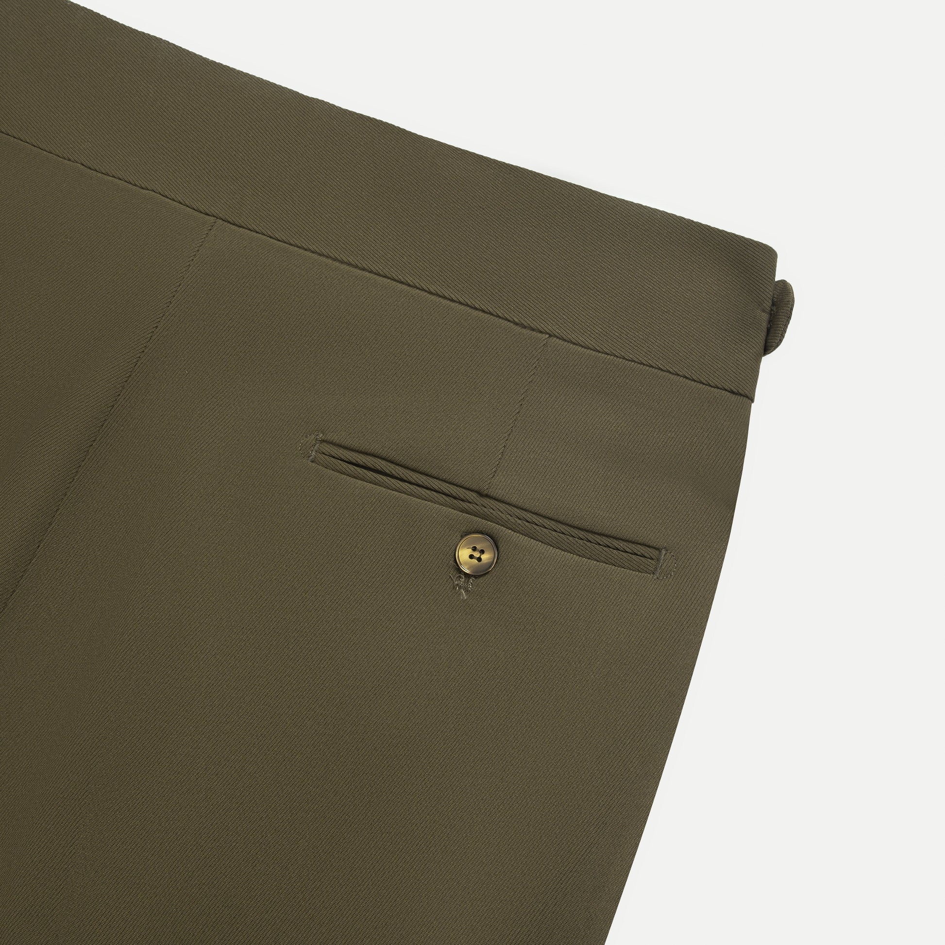 Regular Fit Belted Chinos