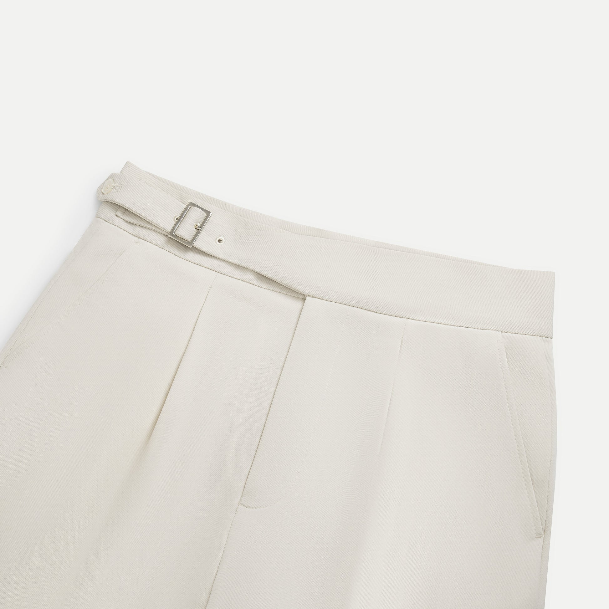 Regular Fit Belted Chinos