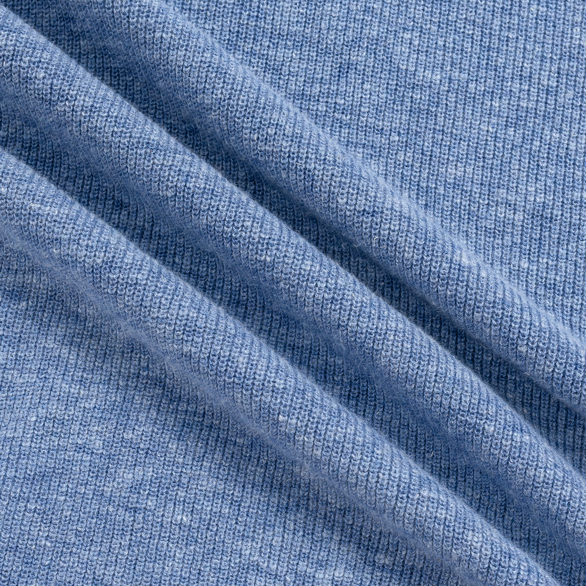 Rib Knit Polo Shirt