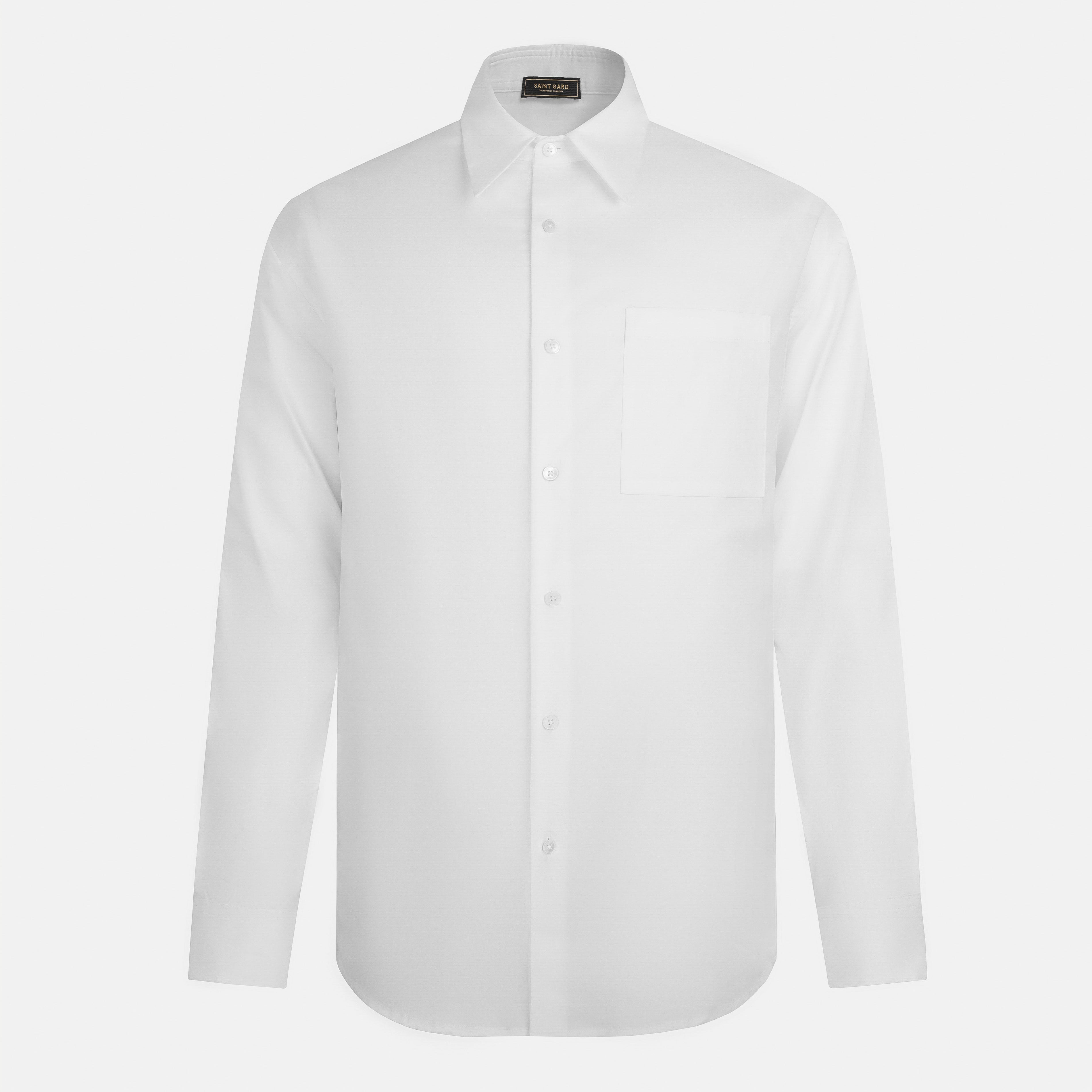 Tencel Shirt with Chest Pocket