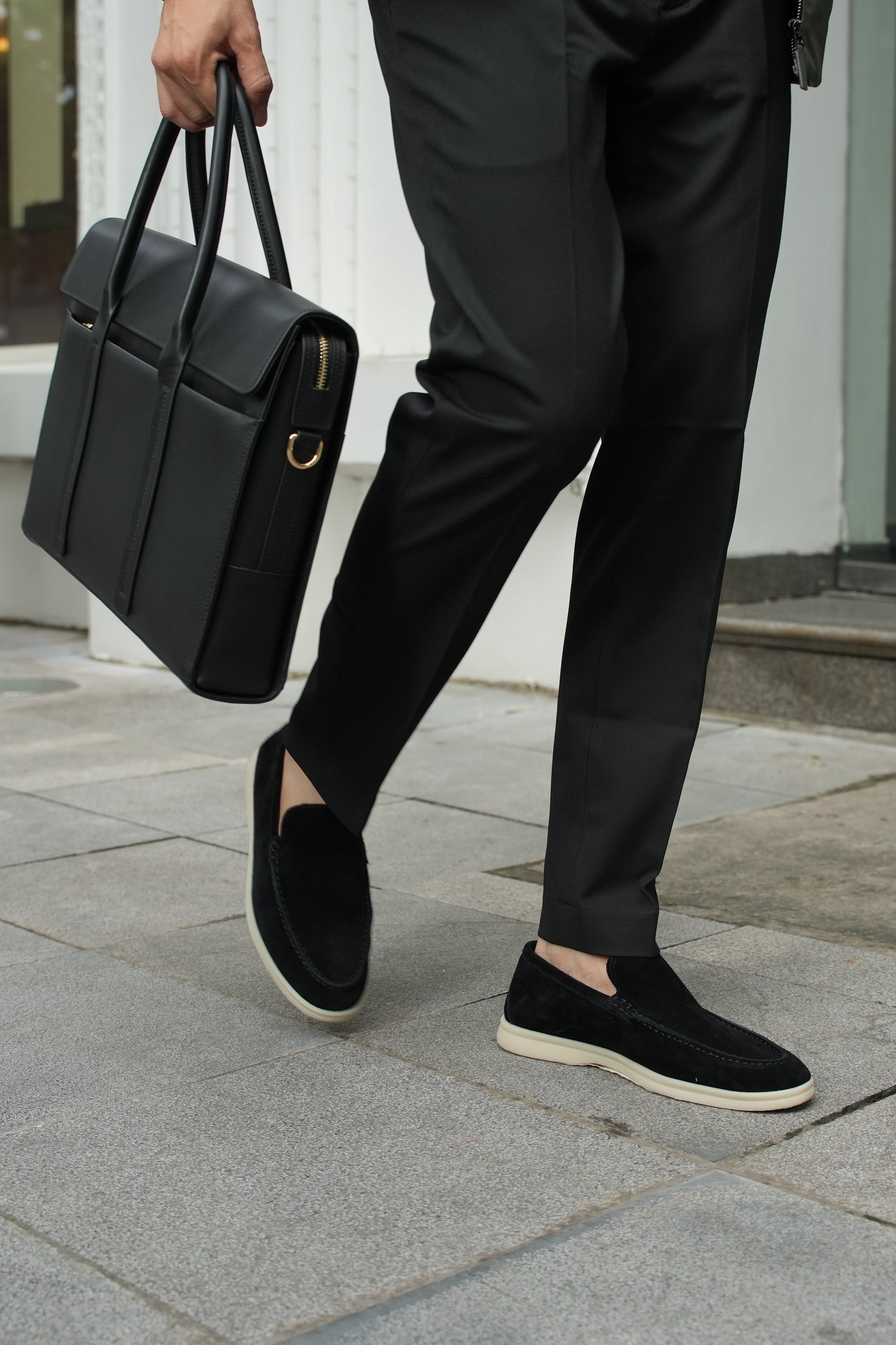 Suede Leather Loafer