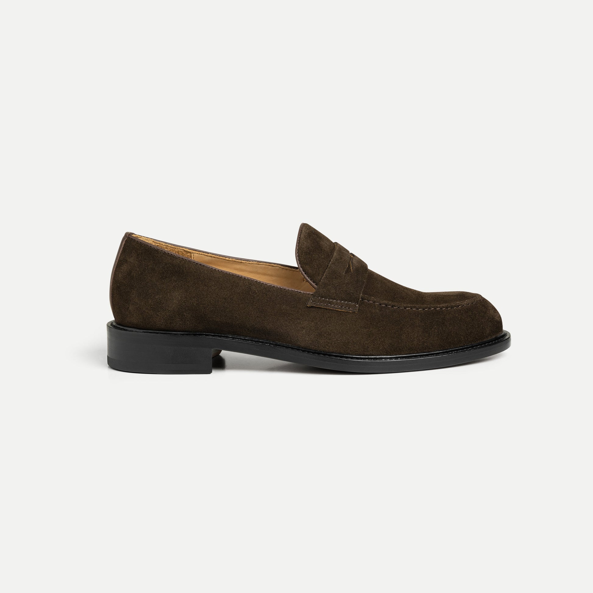 Suede Penny Loafers