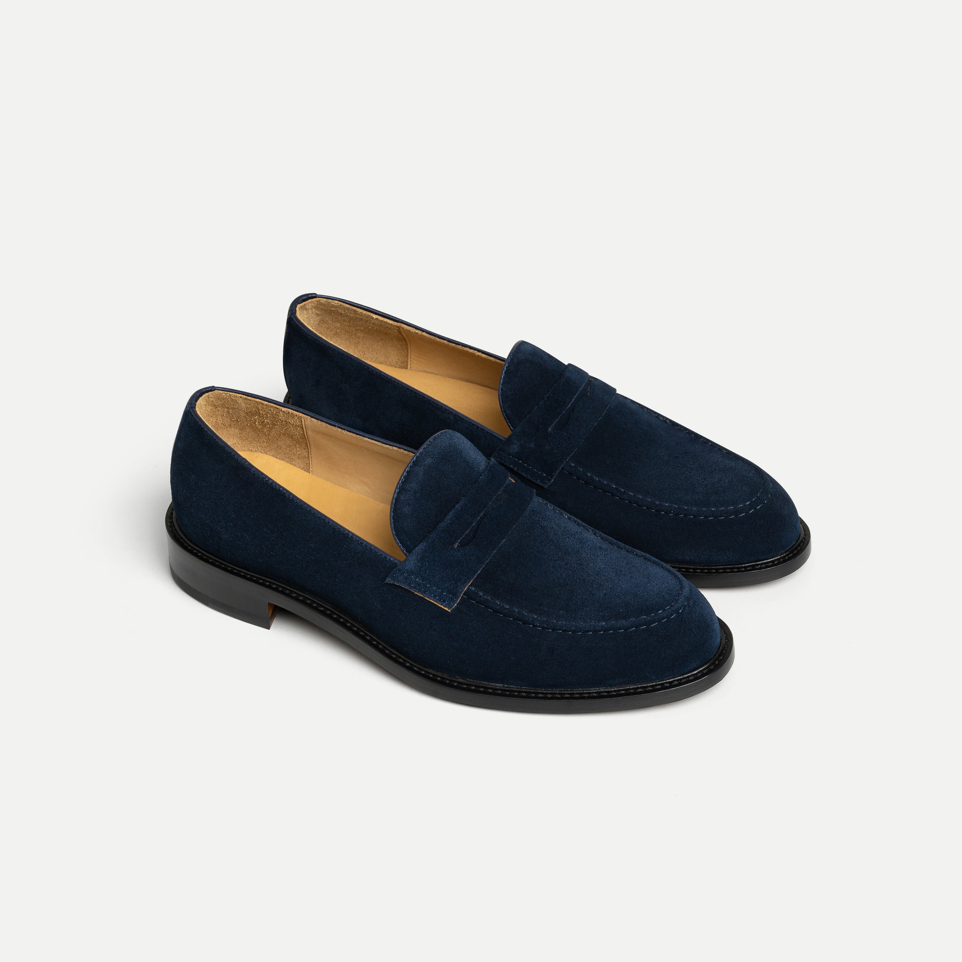 Suede Penny Loafers