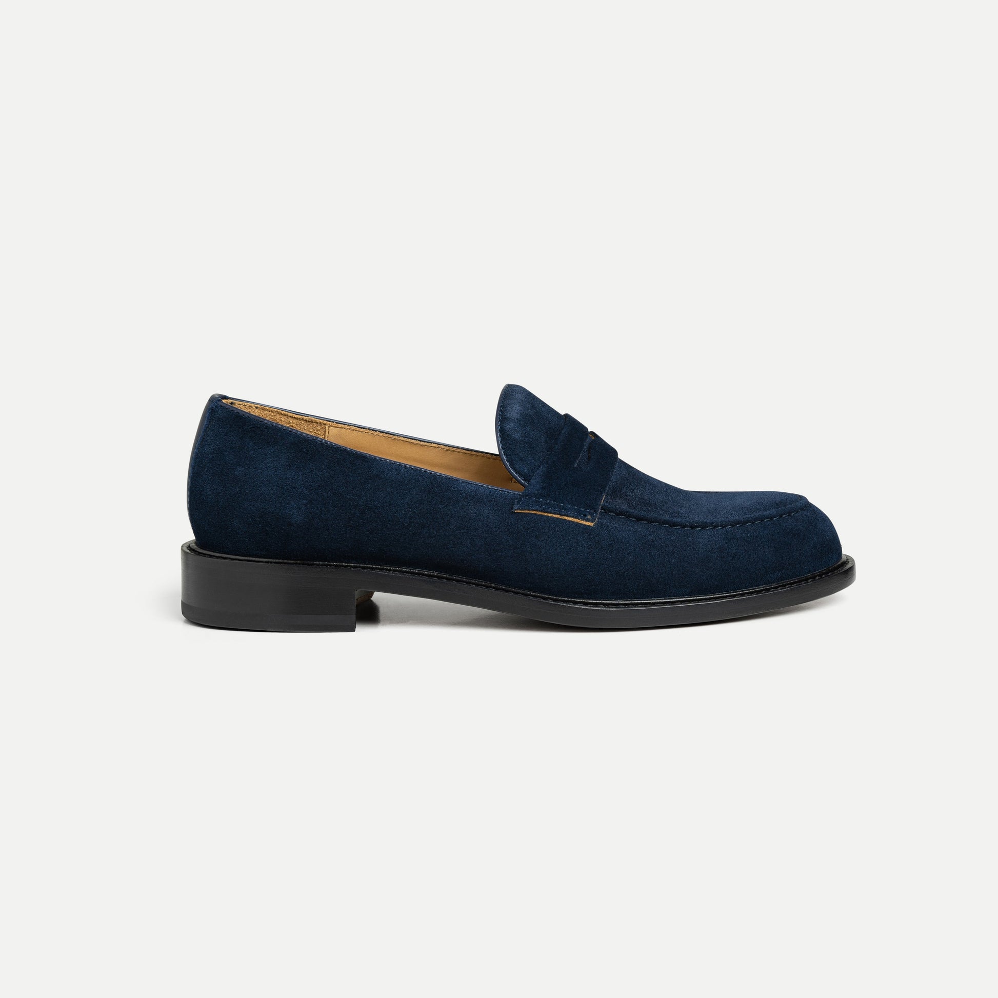 Suede Penny Loafers