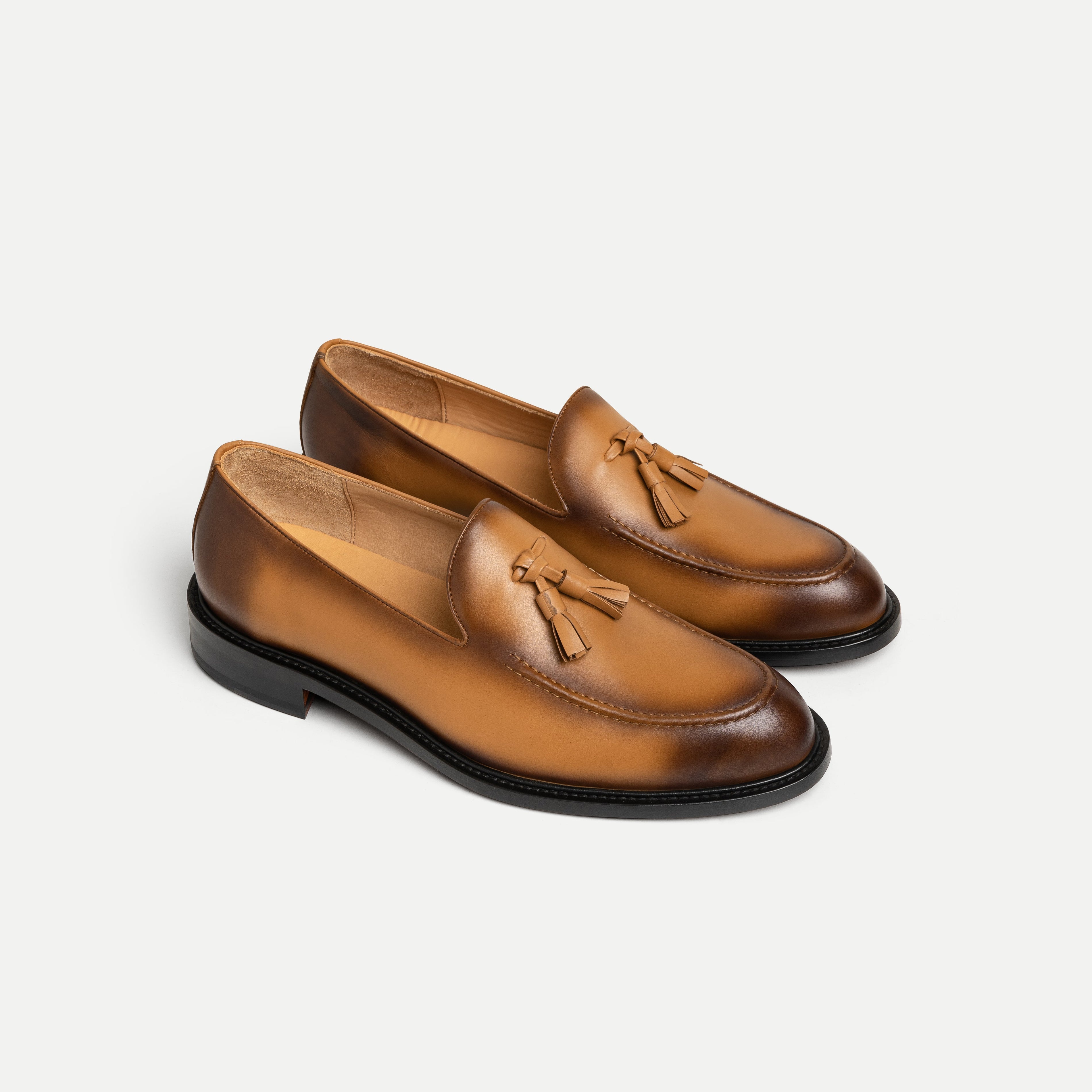Patina Tassel Loafers