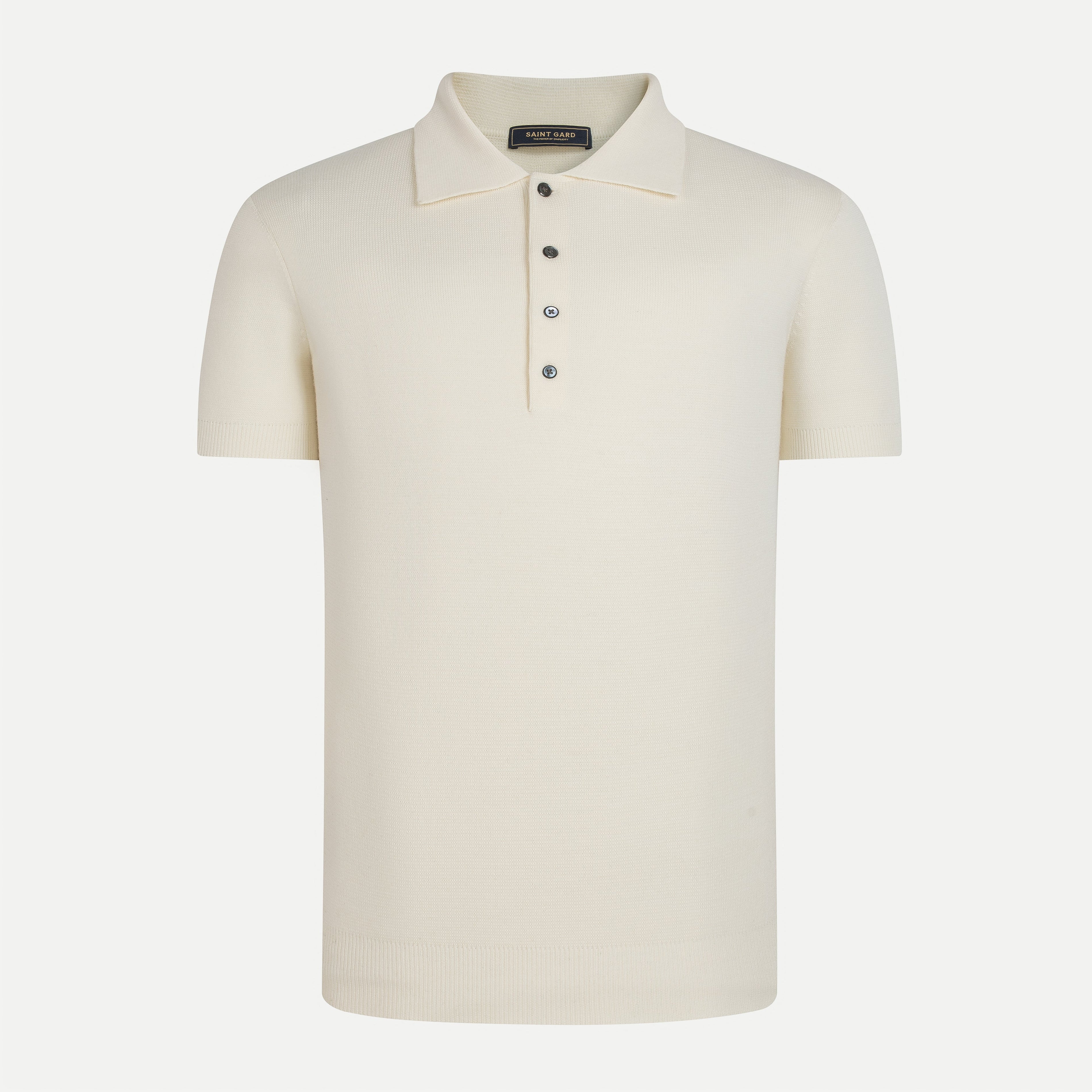 Basic Knit Polo Shirt
