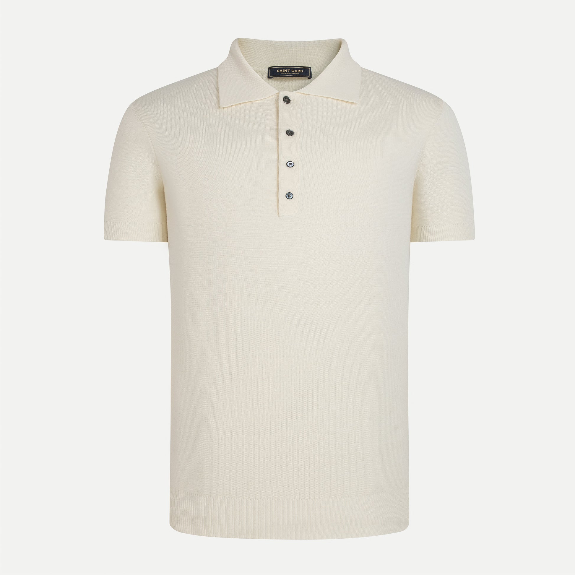Basic Knit Polo Shirt
