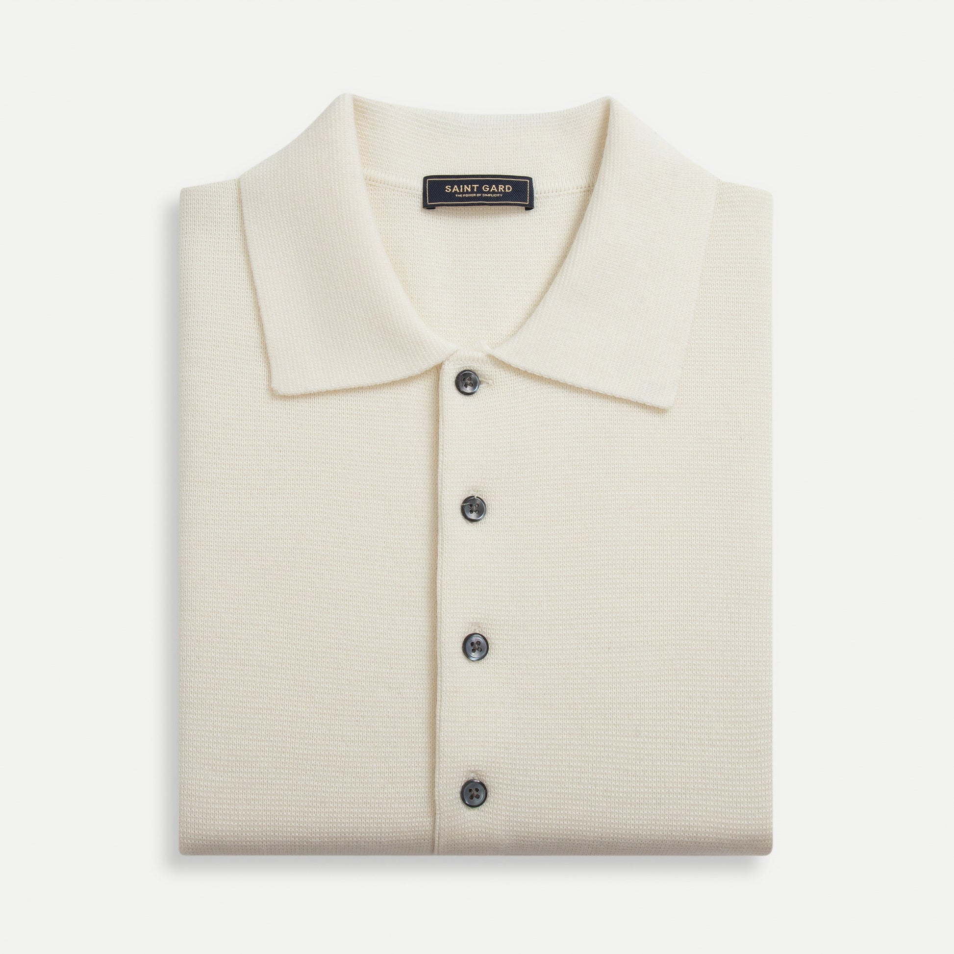 Basic Knit Polo Shirt