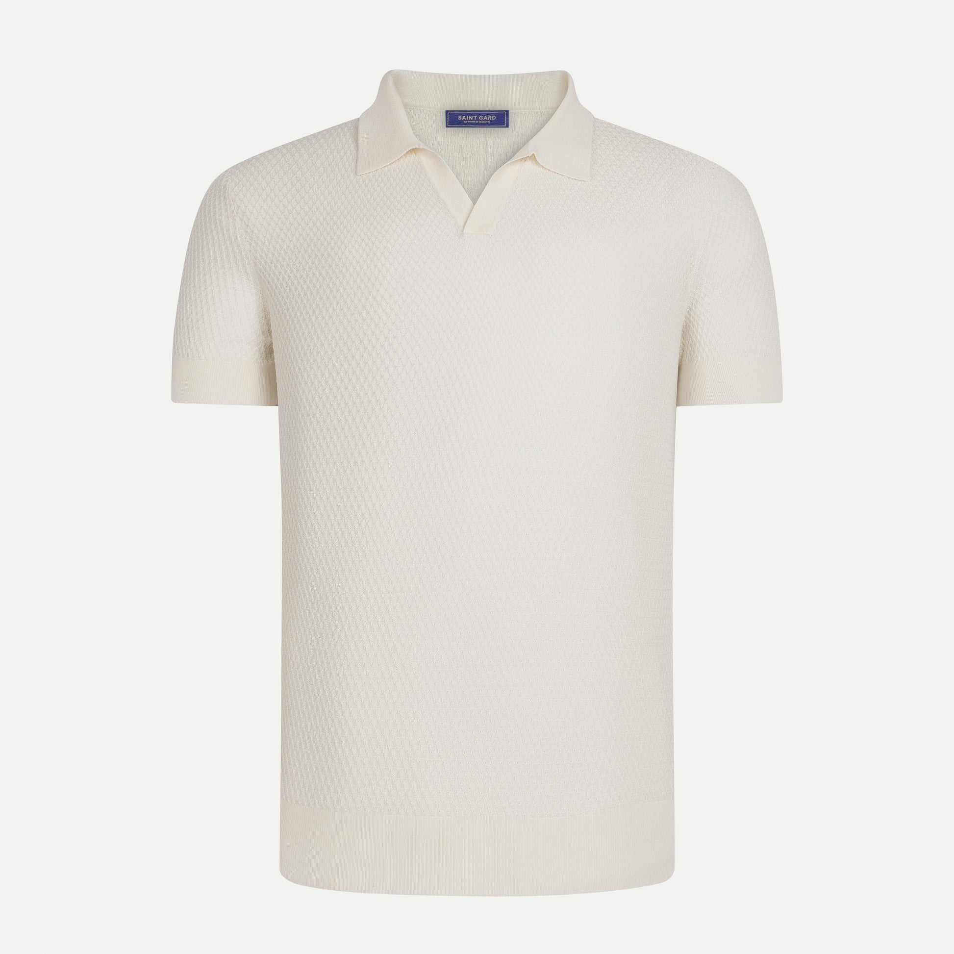 Mercerized Wool Polo Shirt