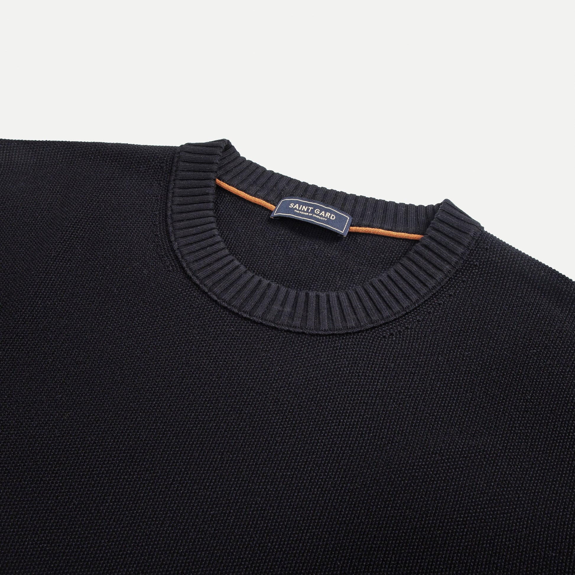 Minimal Crewneck Knit Sweater