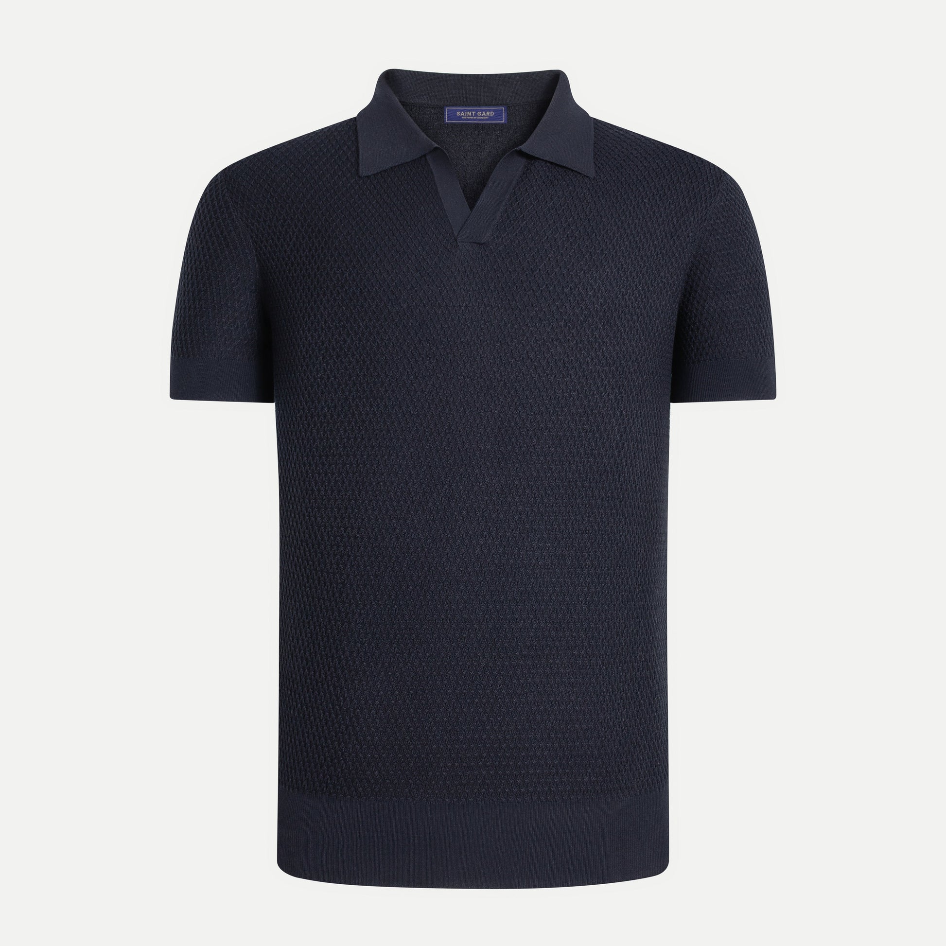 Mercerized Wool Polo Shirt