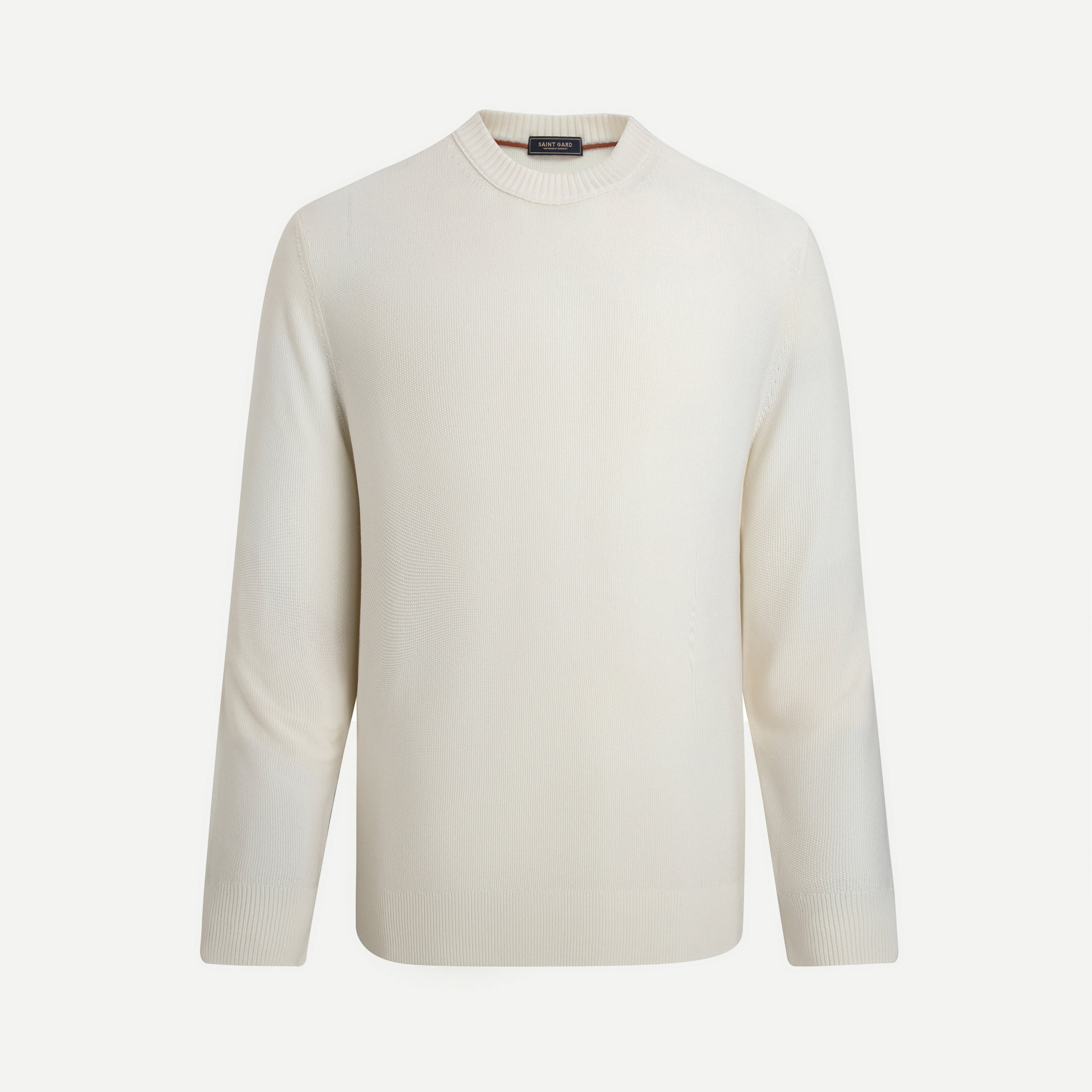 Minimal Crewneck Knit Sweater