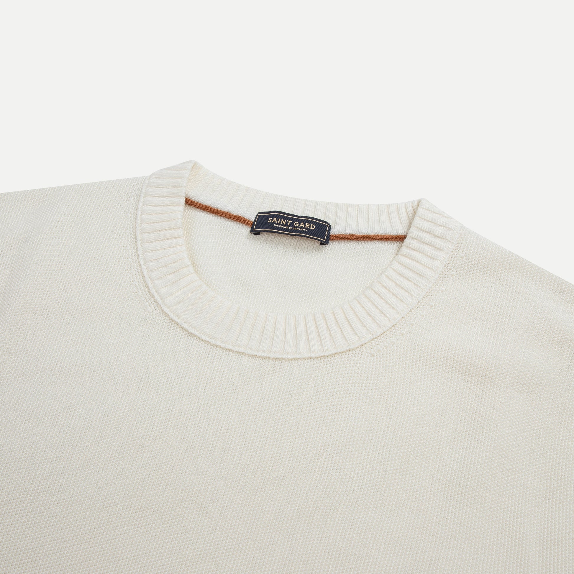 Minimal Crewneck Knit Sweater