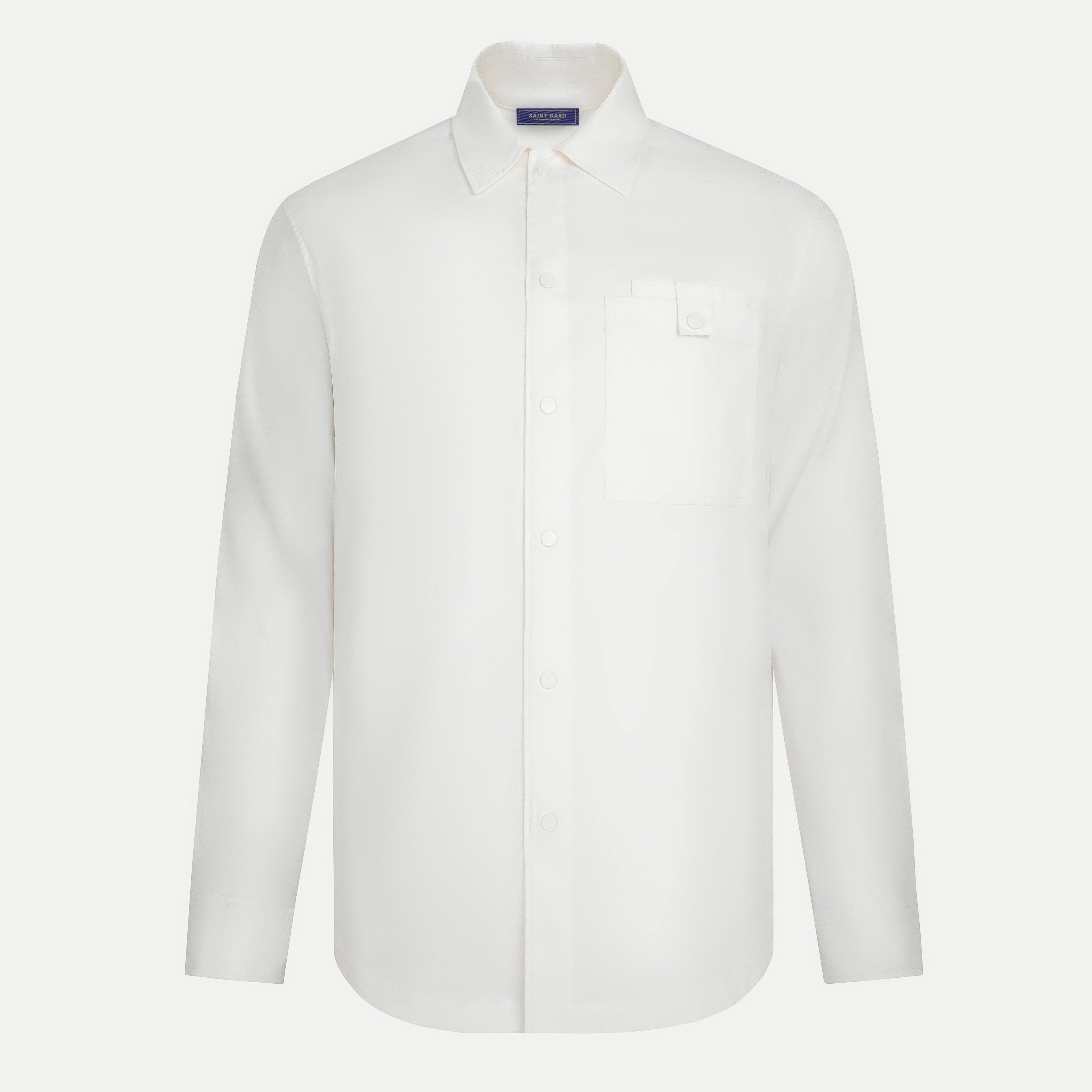 Tencel Shirt with Chest Pocket