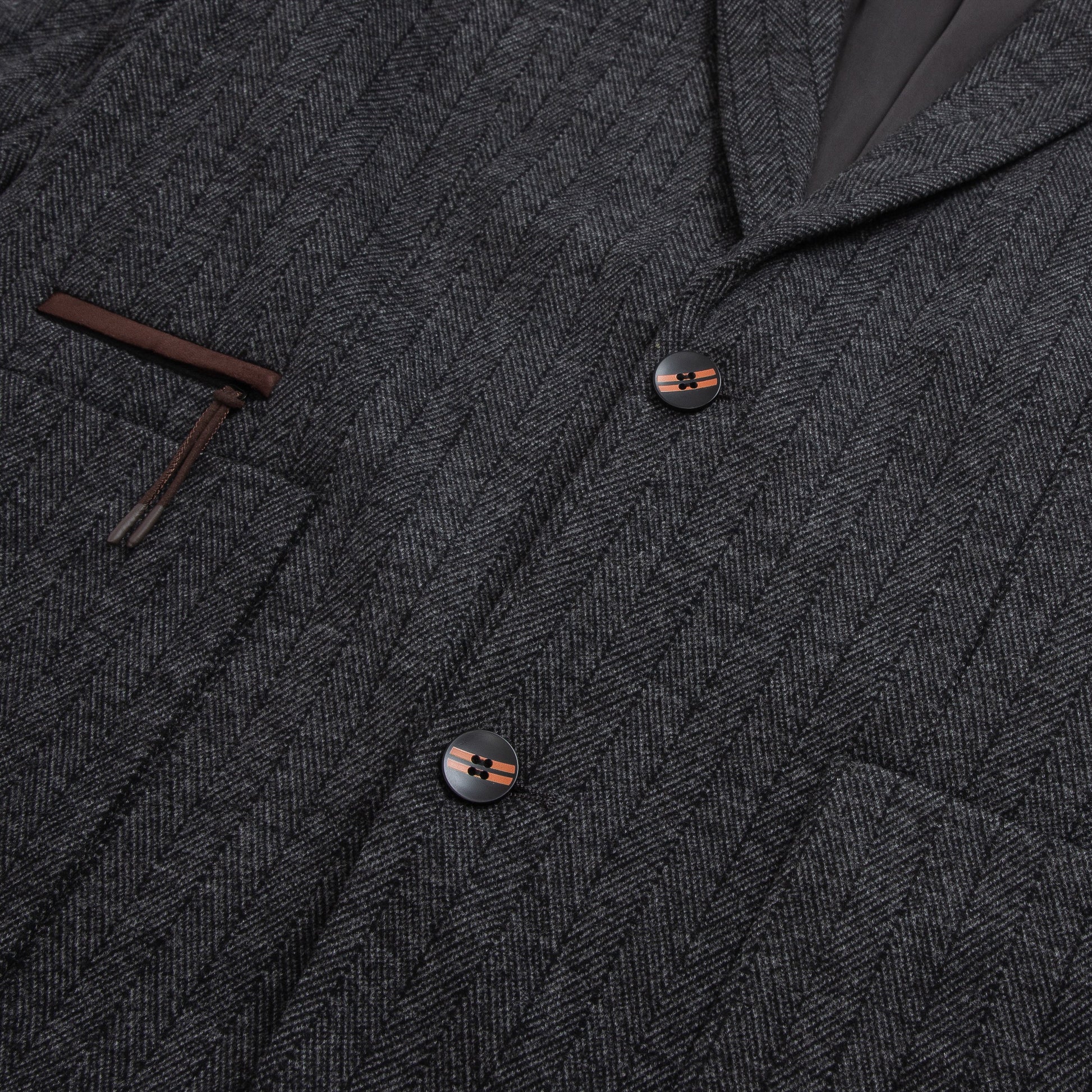 Casual Herringbone Blazer